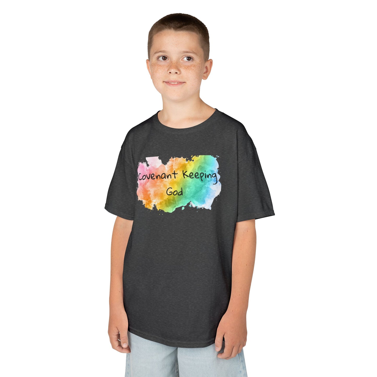 Kids Heavy Cotton™ Tee - Covenant keeping God