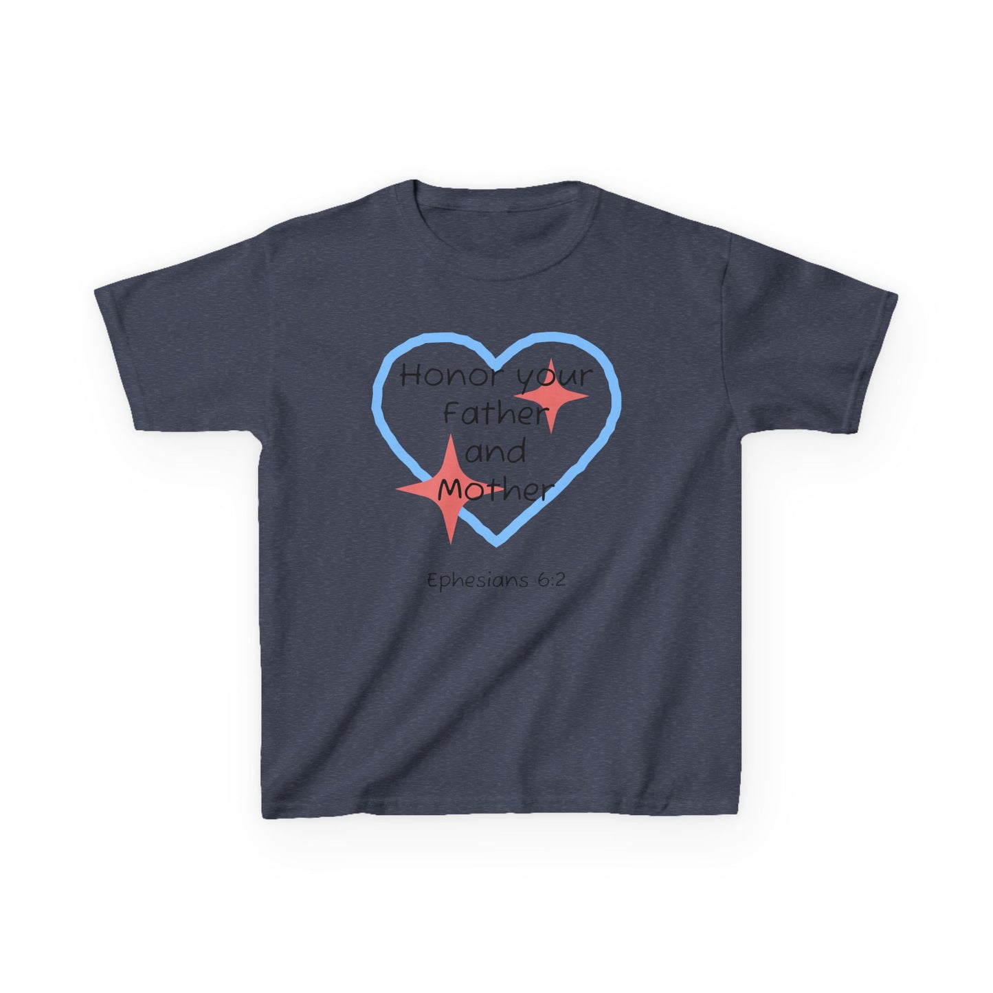 Kids Heavy Cotton™ Tee - Ephesians 6:2