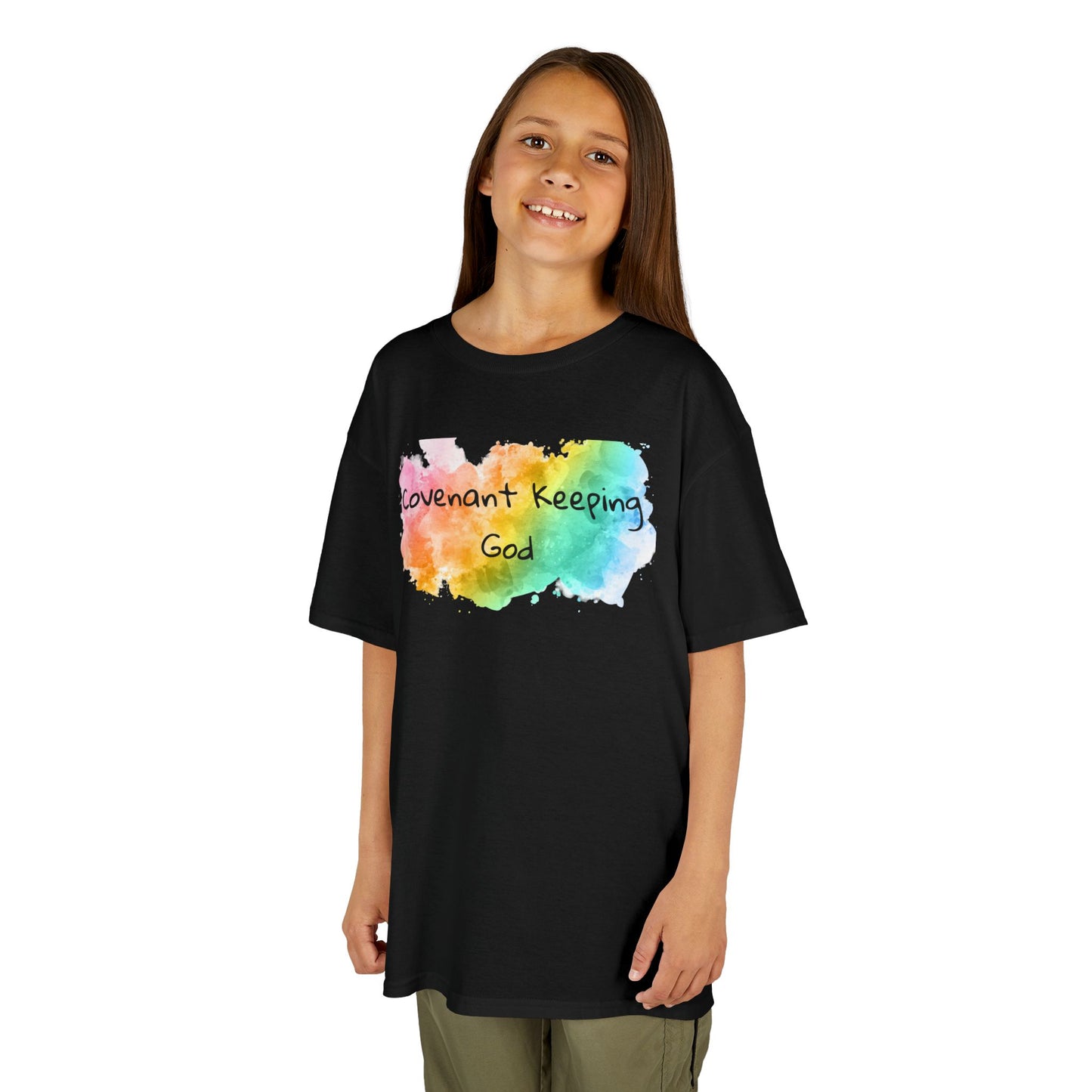 Kids Heavy Cotton™ Tee - Covenant keeping God