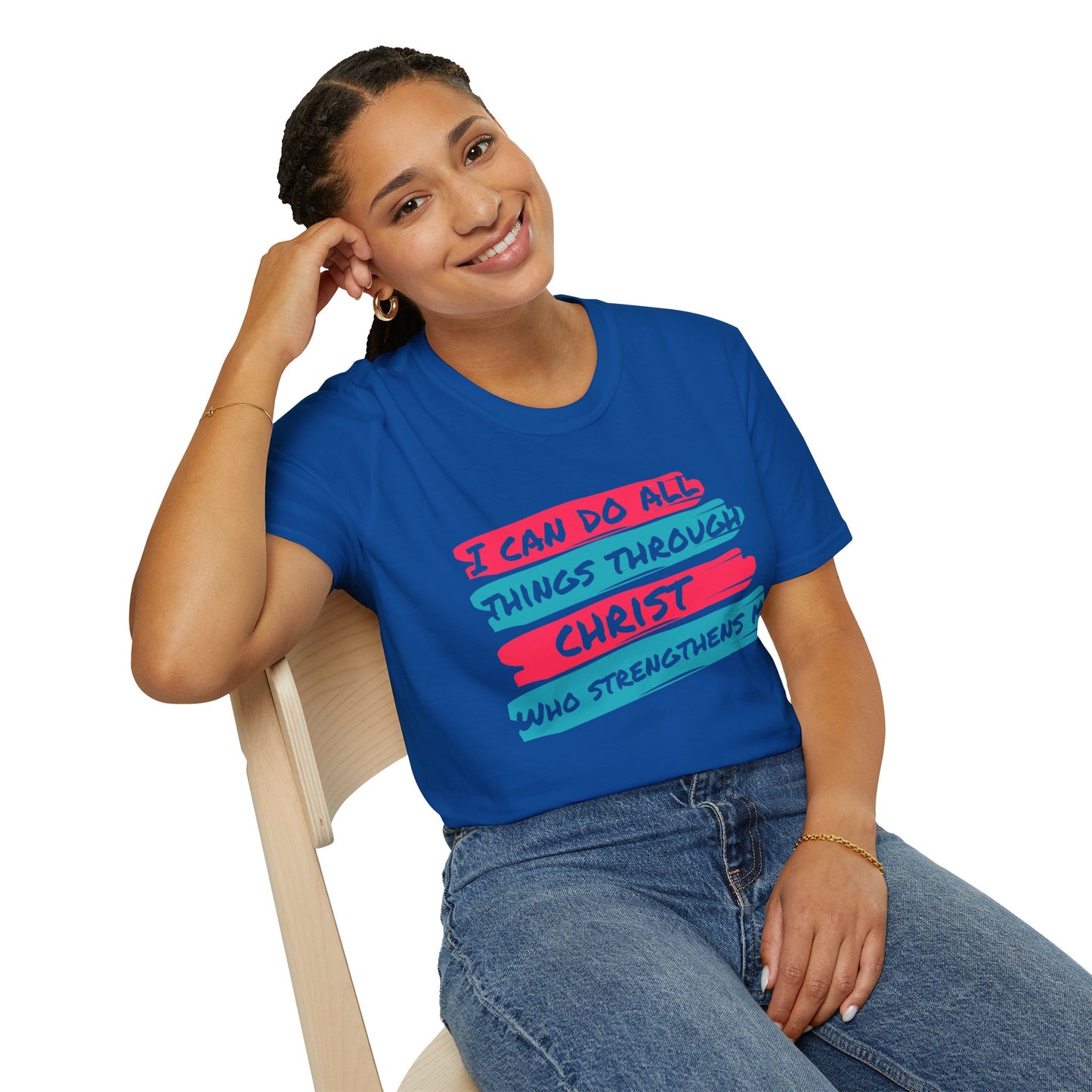Unisex Softstyle T-Shirt - All things through Christ