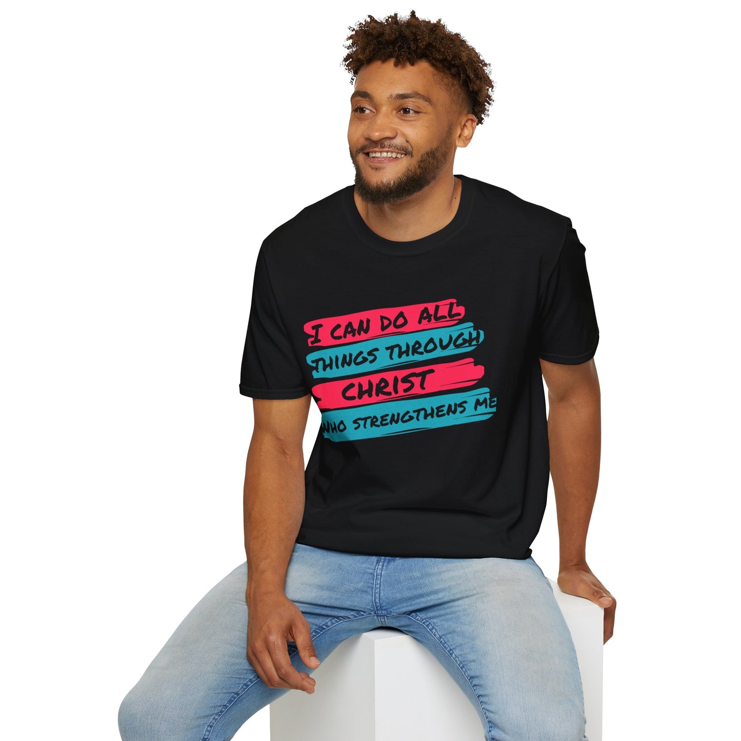 Unisex Softstyle T-Shirt - All things through Christ