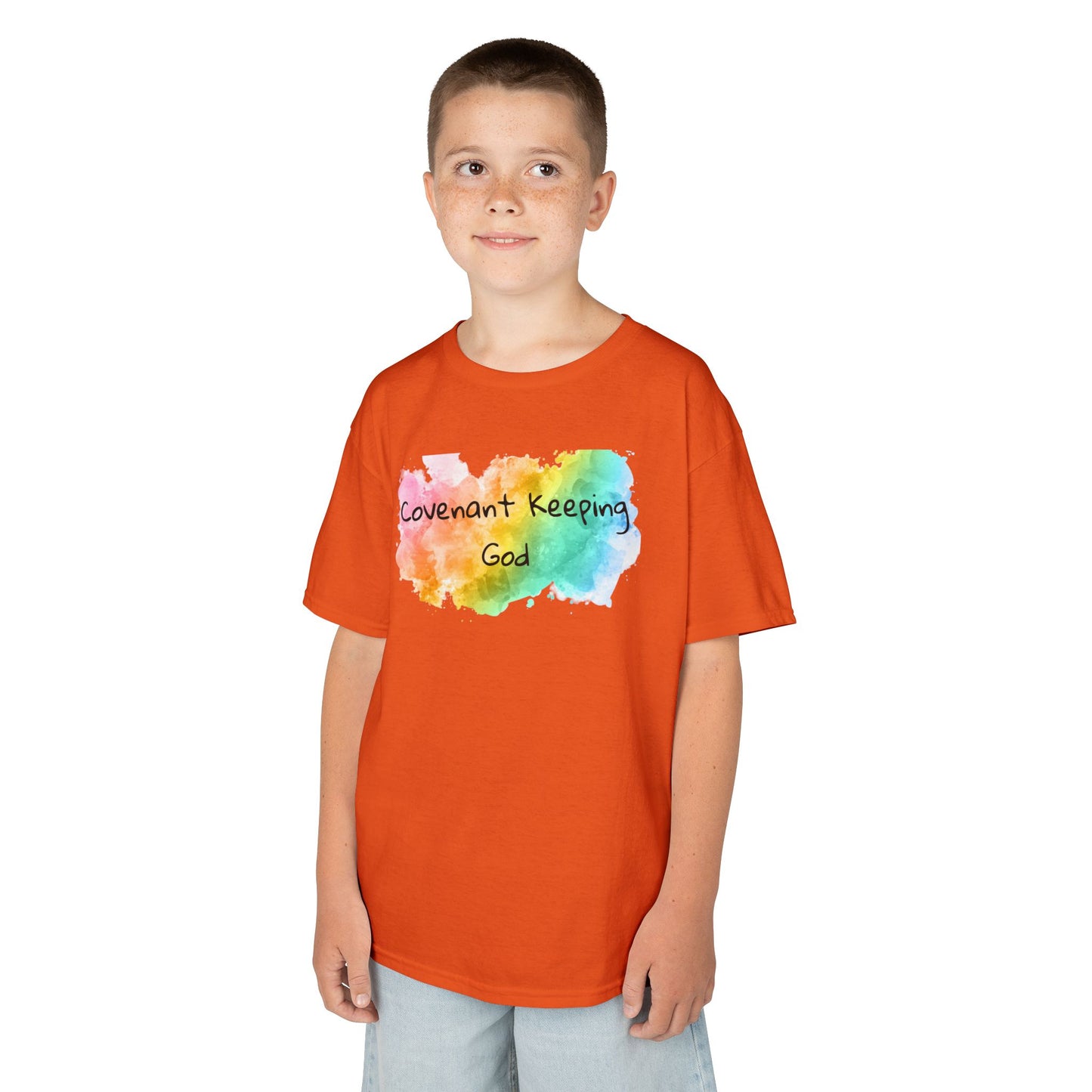 Kids Heavy Cotton™ Tee - Covenant keeping God