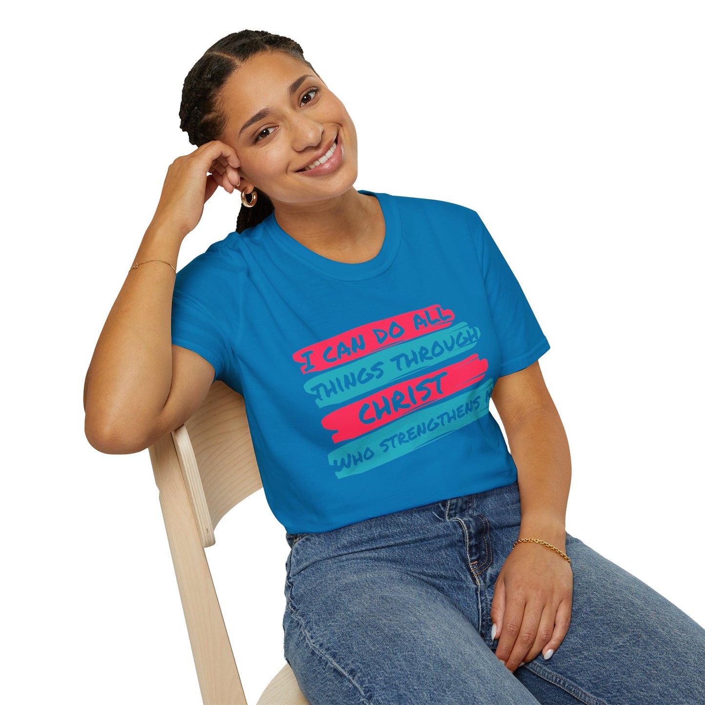 Unisex Softstyle T-Shirt - All things through Christ