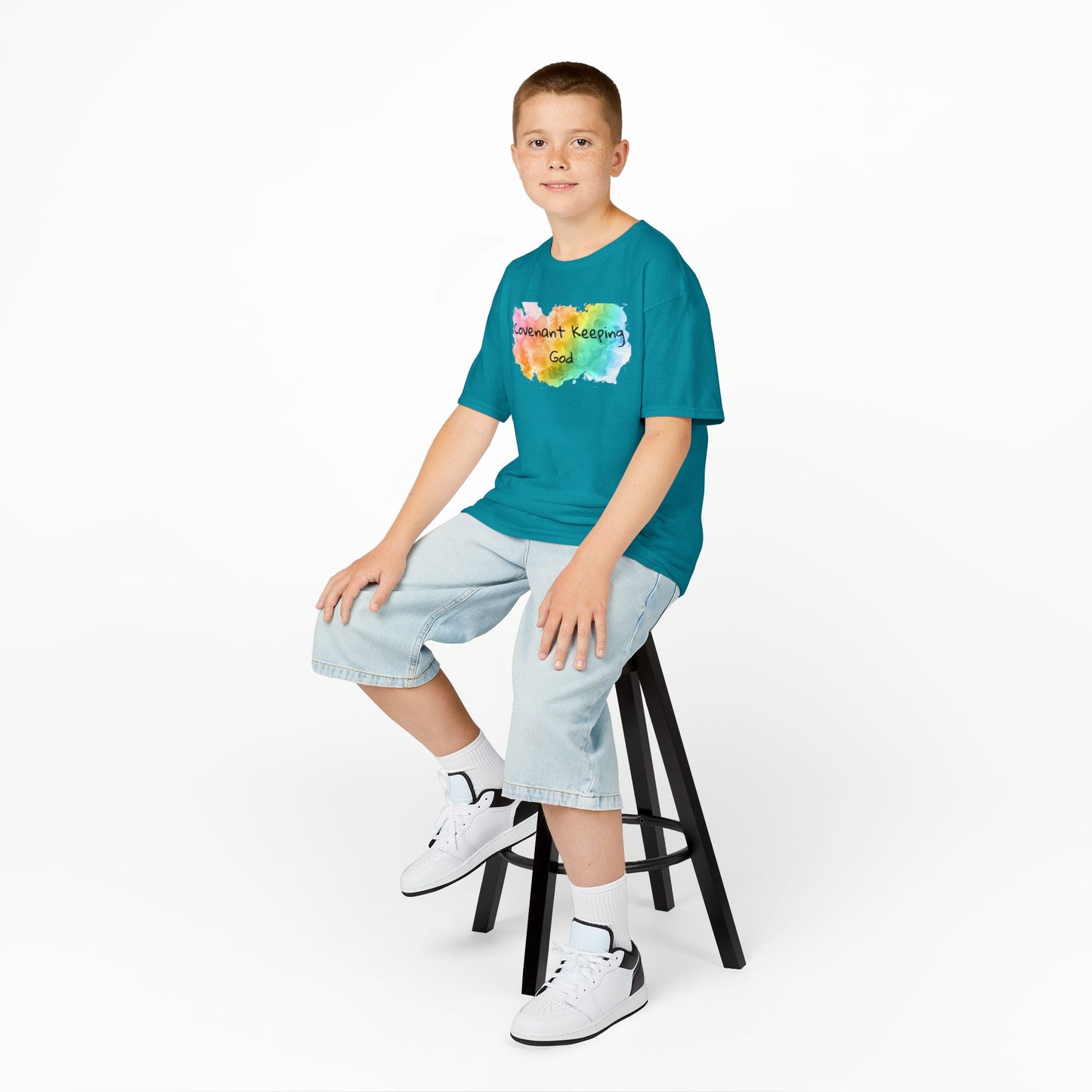 Kids Heavy Cotton™ Tee - Covenant keeping God