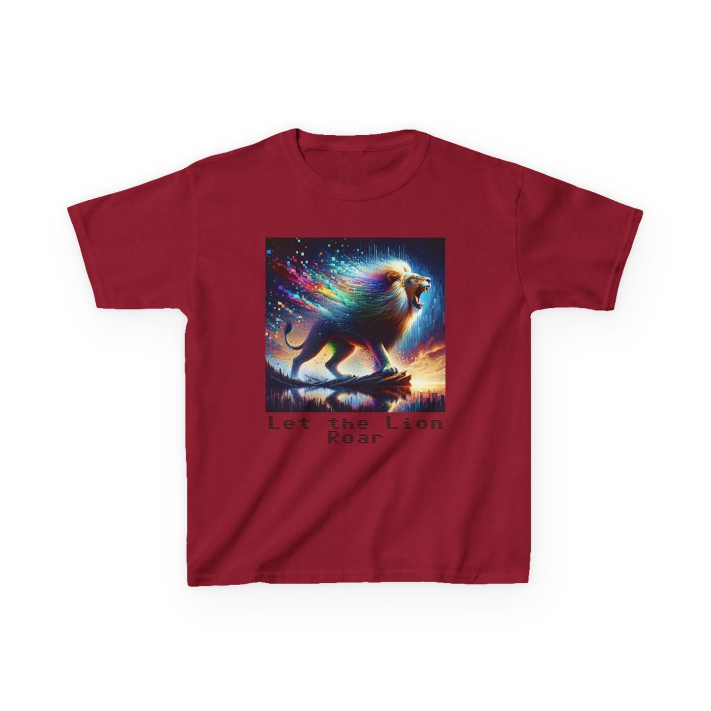 Kids Heavy Cotton™ Tee - Let the lion roar