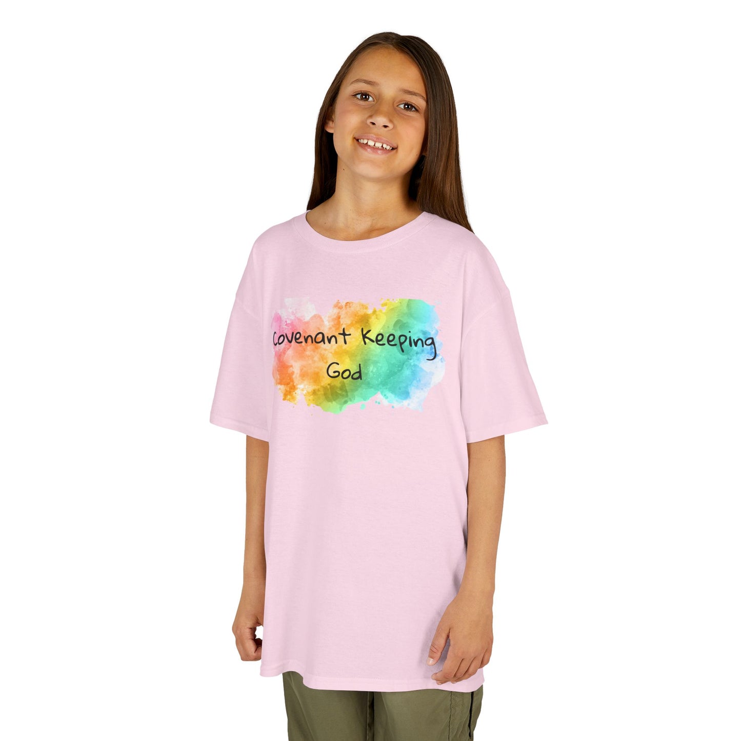 Kids Heavy Cotton™ Tee - Covenant keeping God
