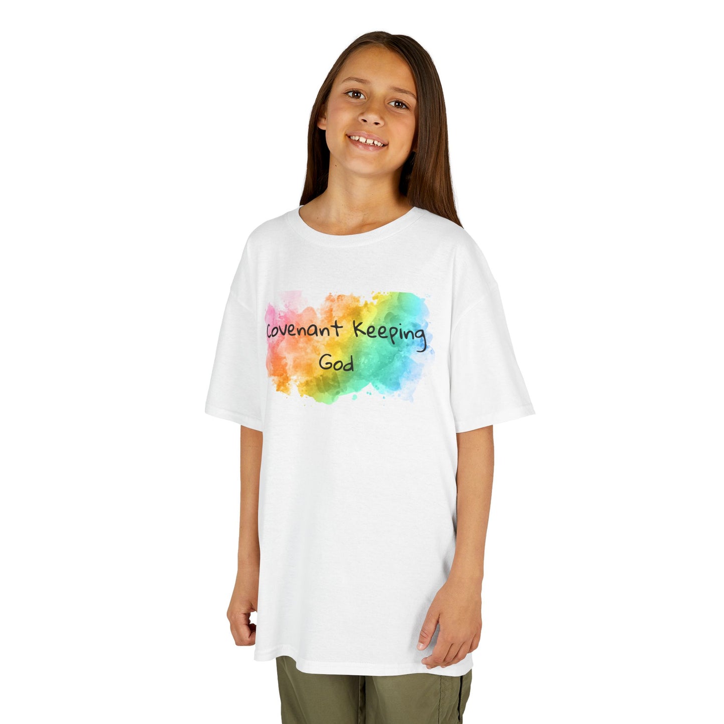 Kids Heavy Cotton™ Tee - Covenant keeping God