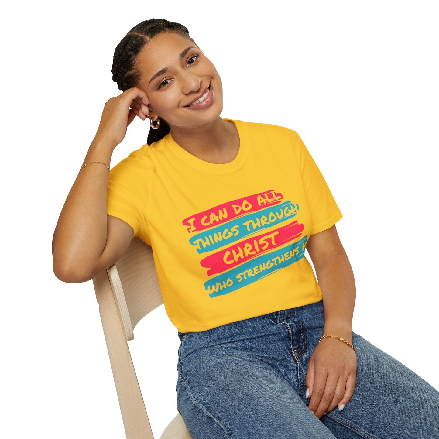 Unisex Softstyle T-Shirt - All things through Christ