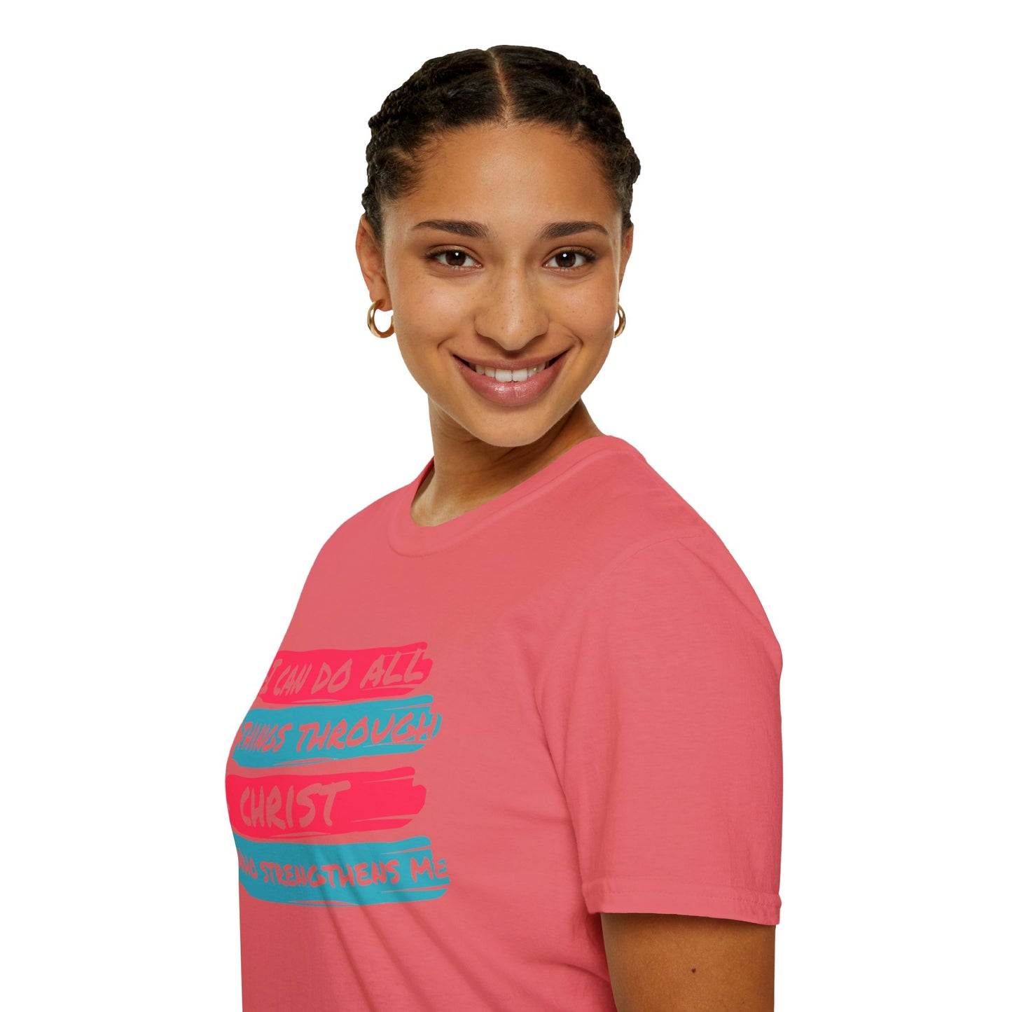 Unisex Softstyle T-Shirt - All things through Christ