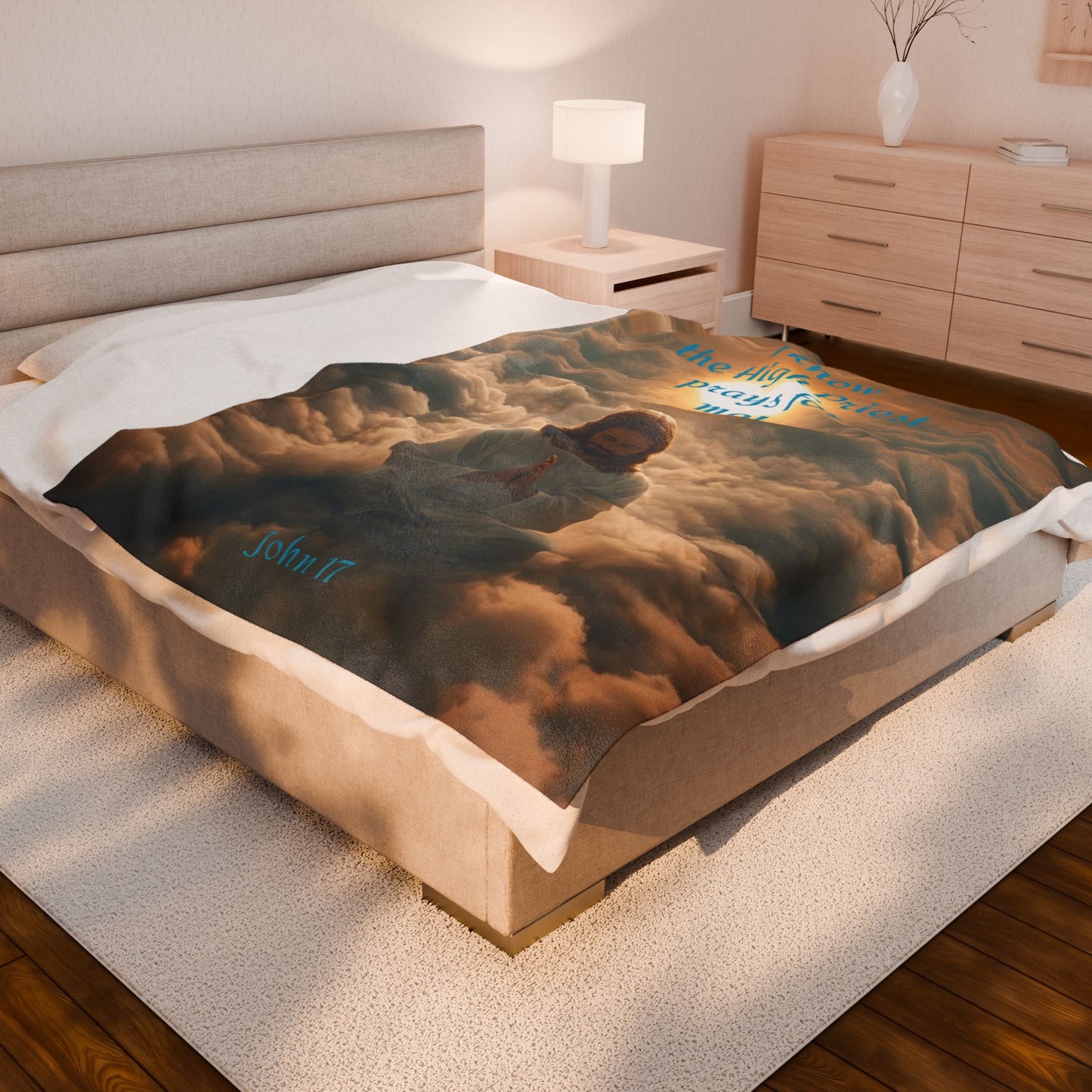 Velveteen Plush Blanket - John 17