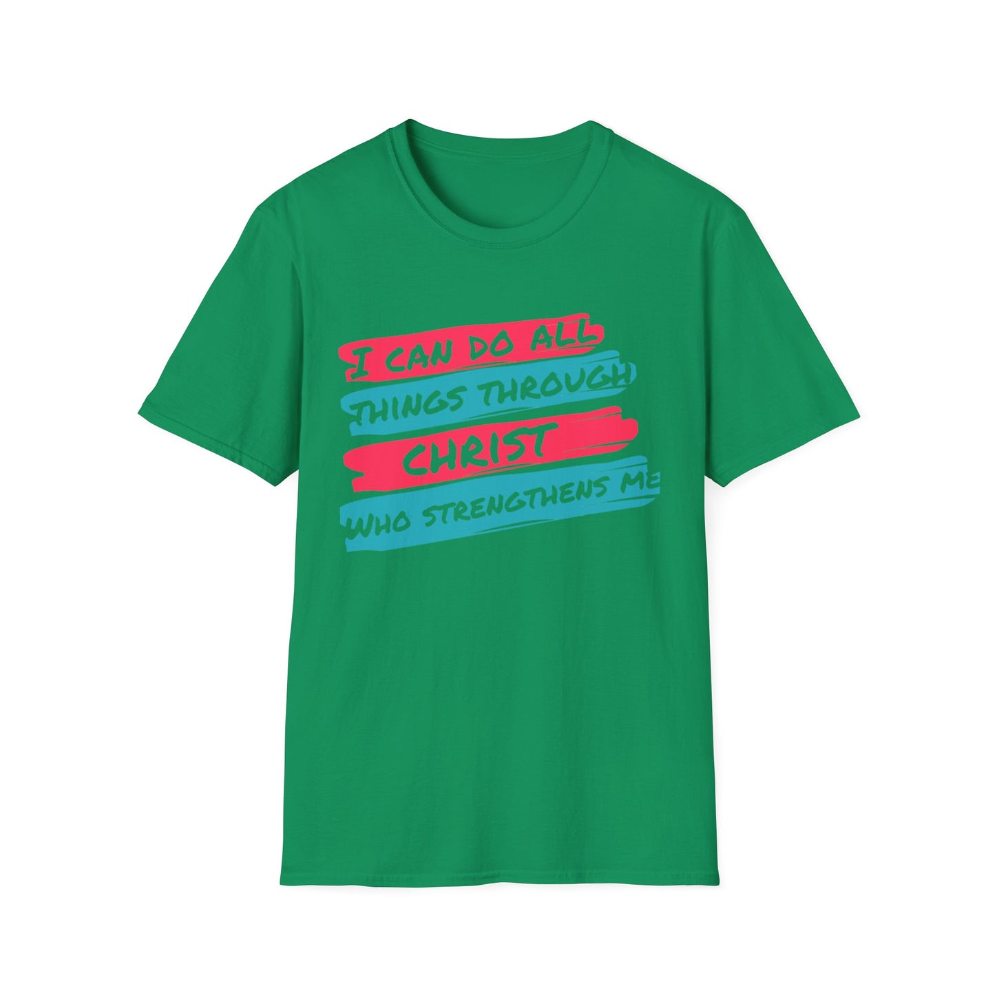 Unisex Softstyle T-Shirt - All things through Christ
