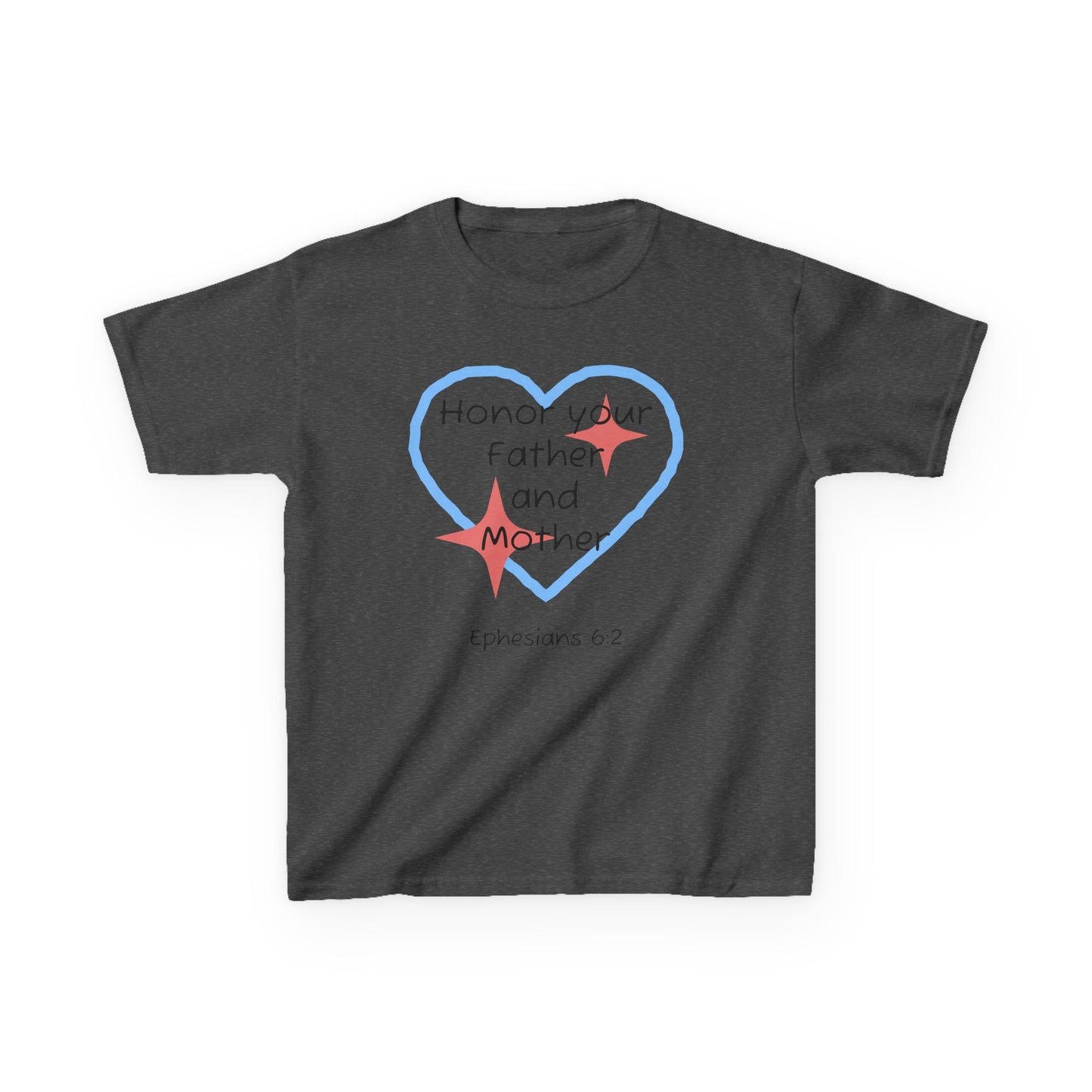 Kids Heavy Cotton™ Tee - Ephesians 6:2