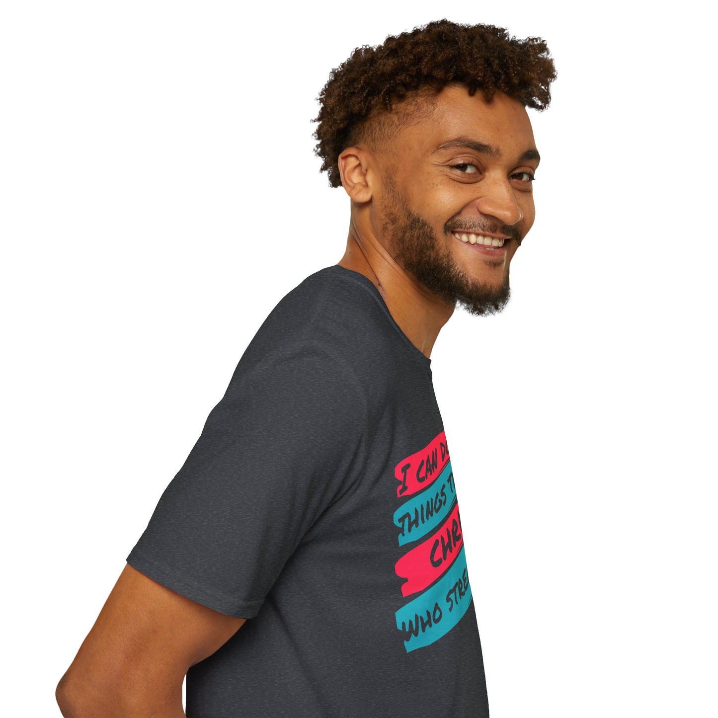 Unisex Softstyle T-Shirt - All things through Christ