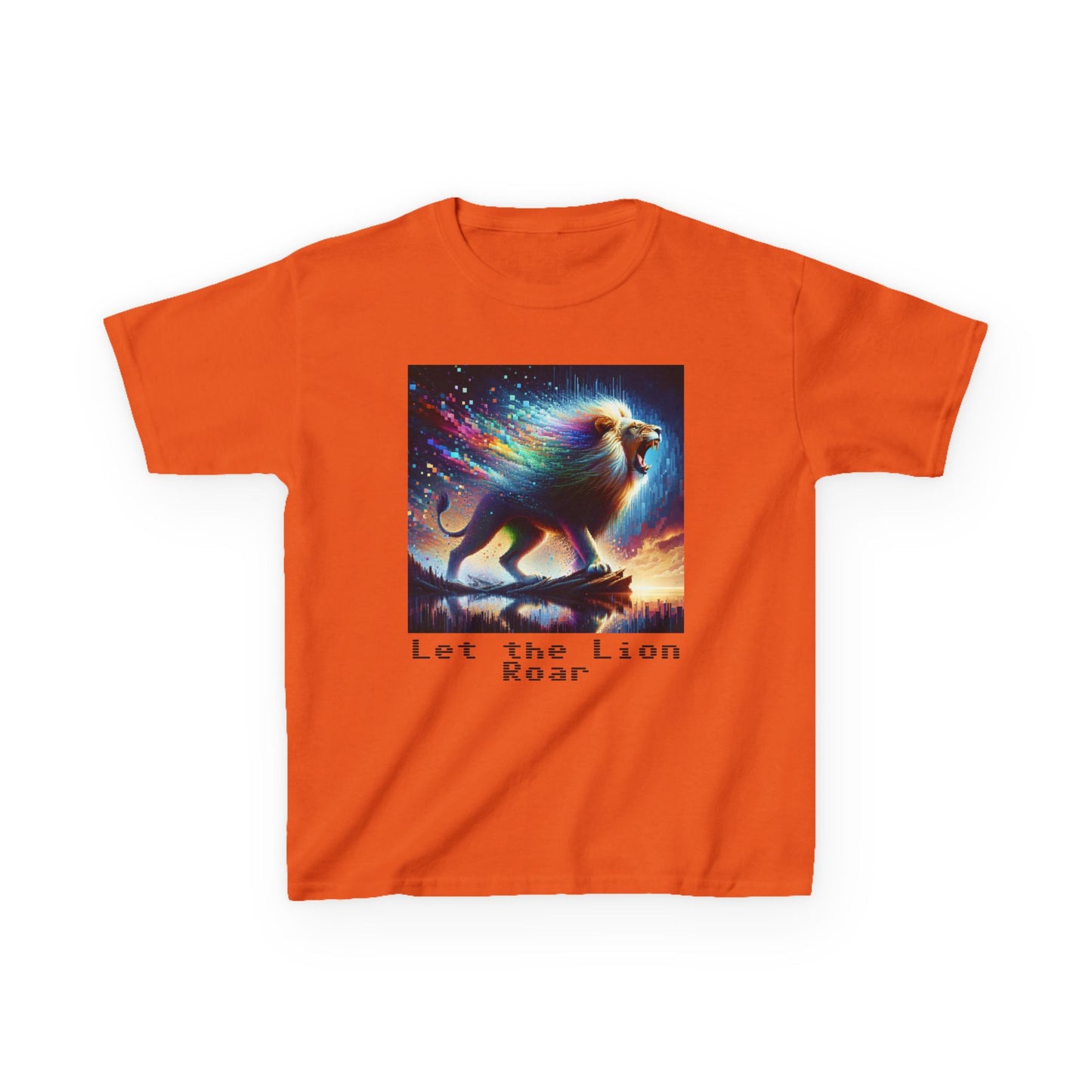 Kids Heavy Cotton™ Tee - Let the lion roar