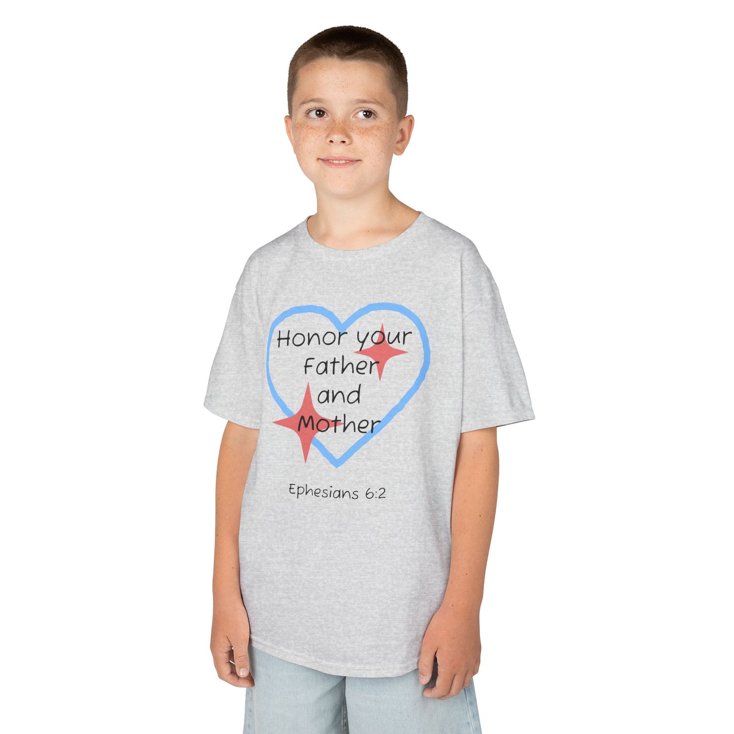 Kids Heavy Cotton™ Tee - Ephesians 6:2