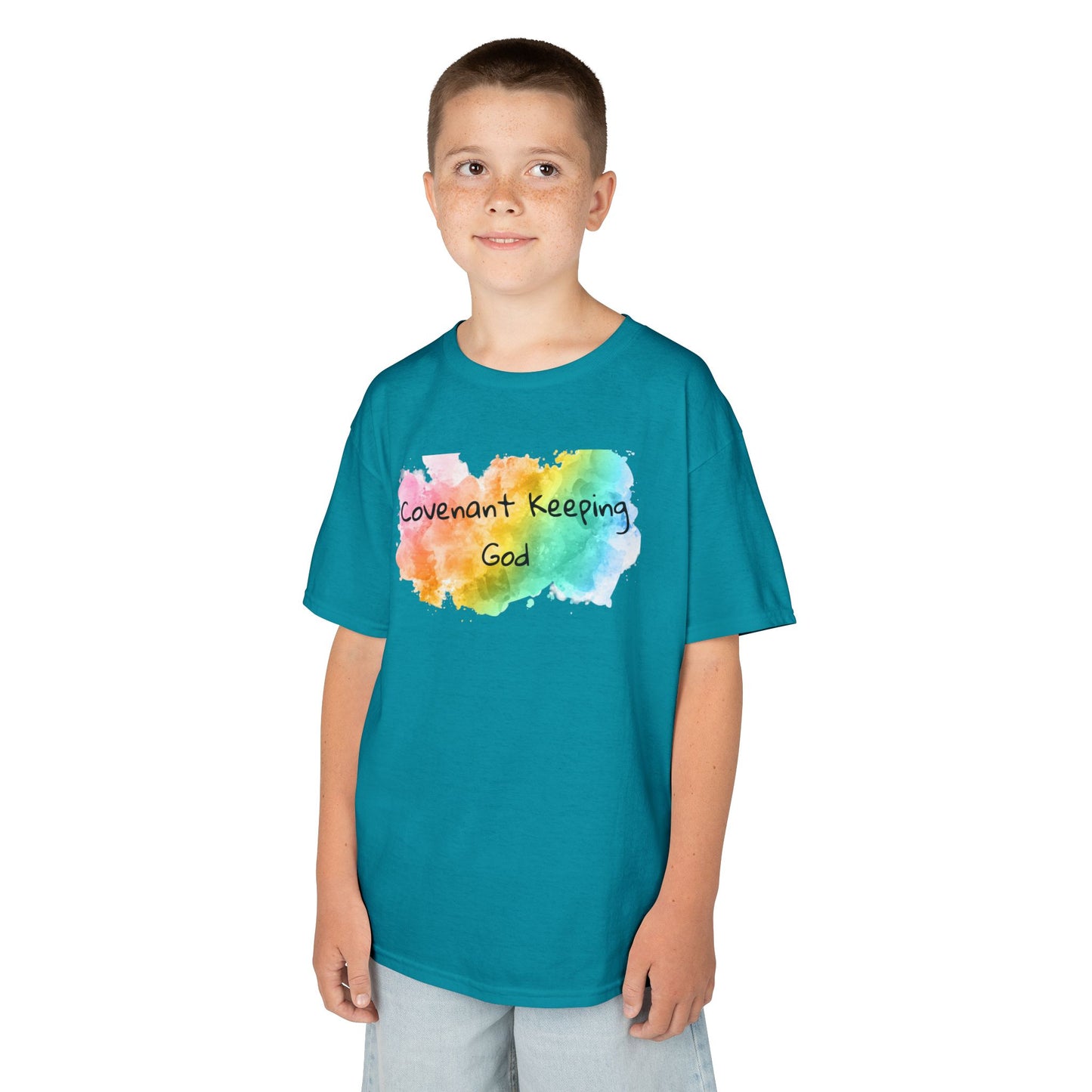 Kids Heavy Cotton™ Tee - Covenant keeping God