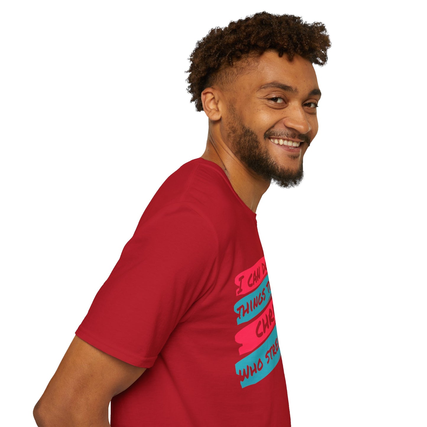 Unisex Softstyle T-Shirt - All things through Christ