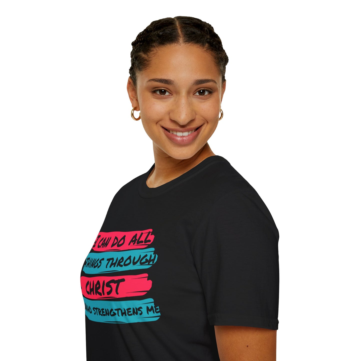 Unisex Softstyle T-Shirt - All things through Christ