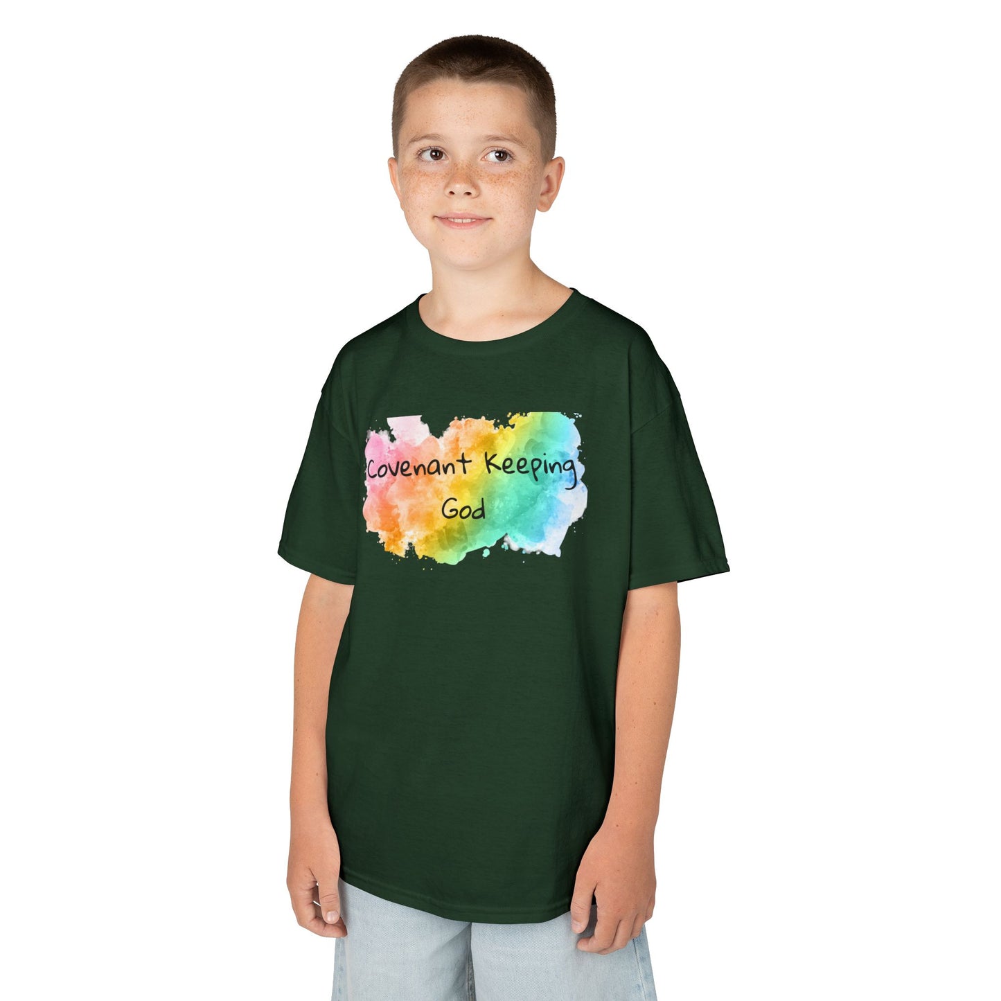 Kids Heavy Cotton™ Tee - Covenant keeping God