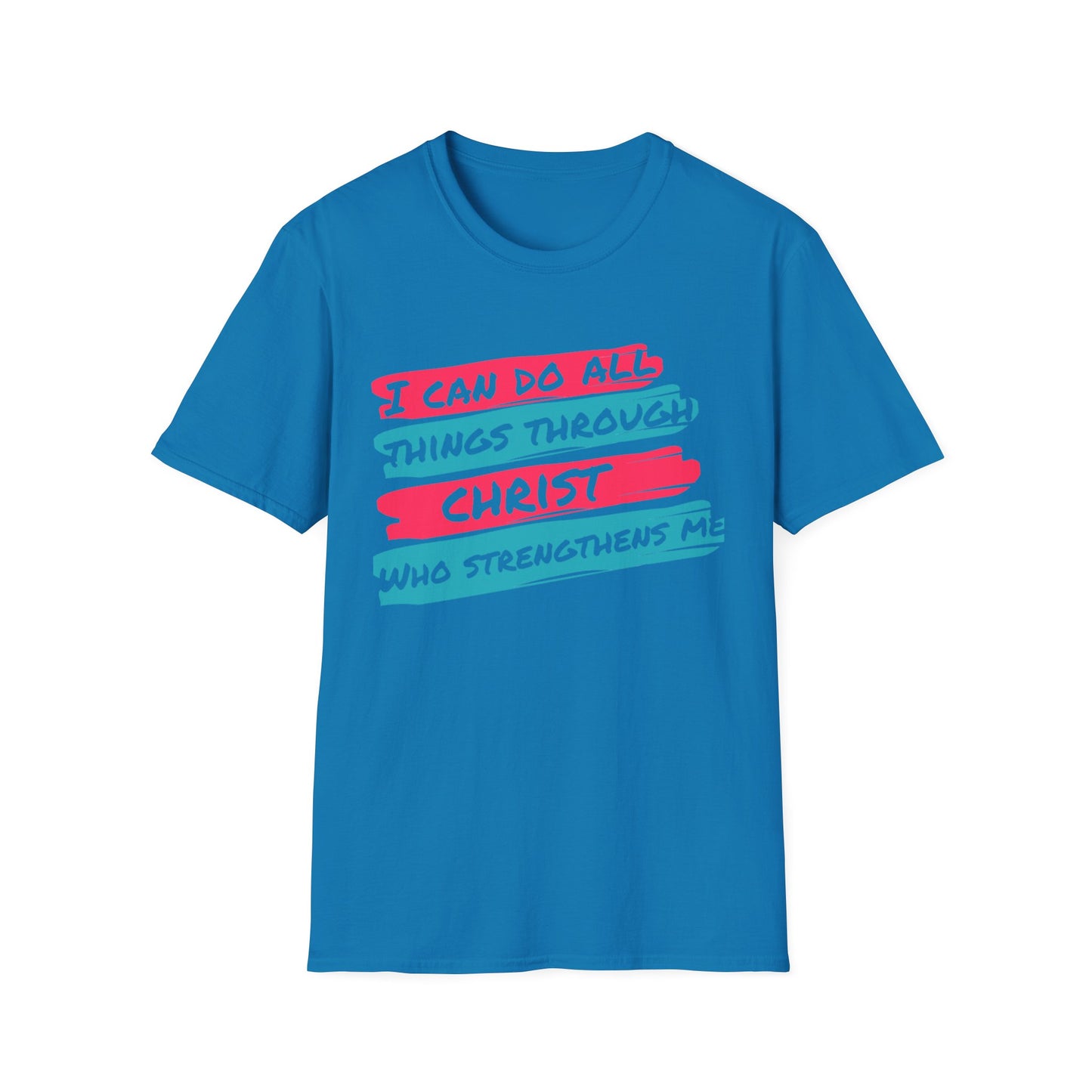Unisex Softstyle T-Shirt - All things through Christ