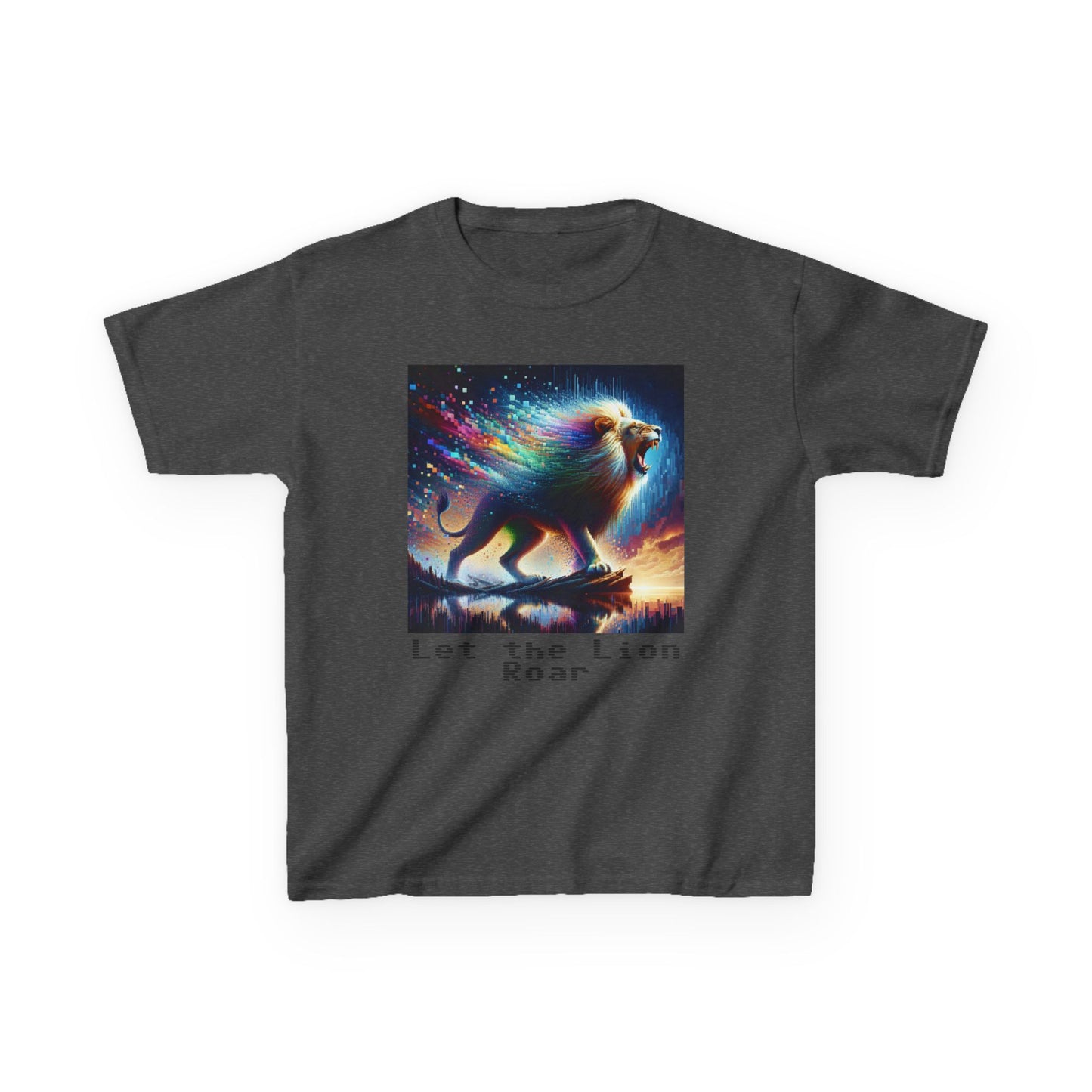 Kids Heavy Cotton™ Tee - Let the lion roar