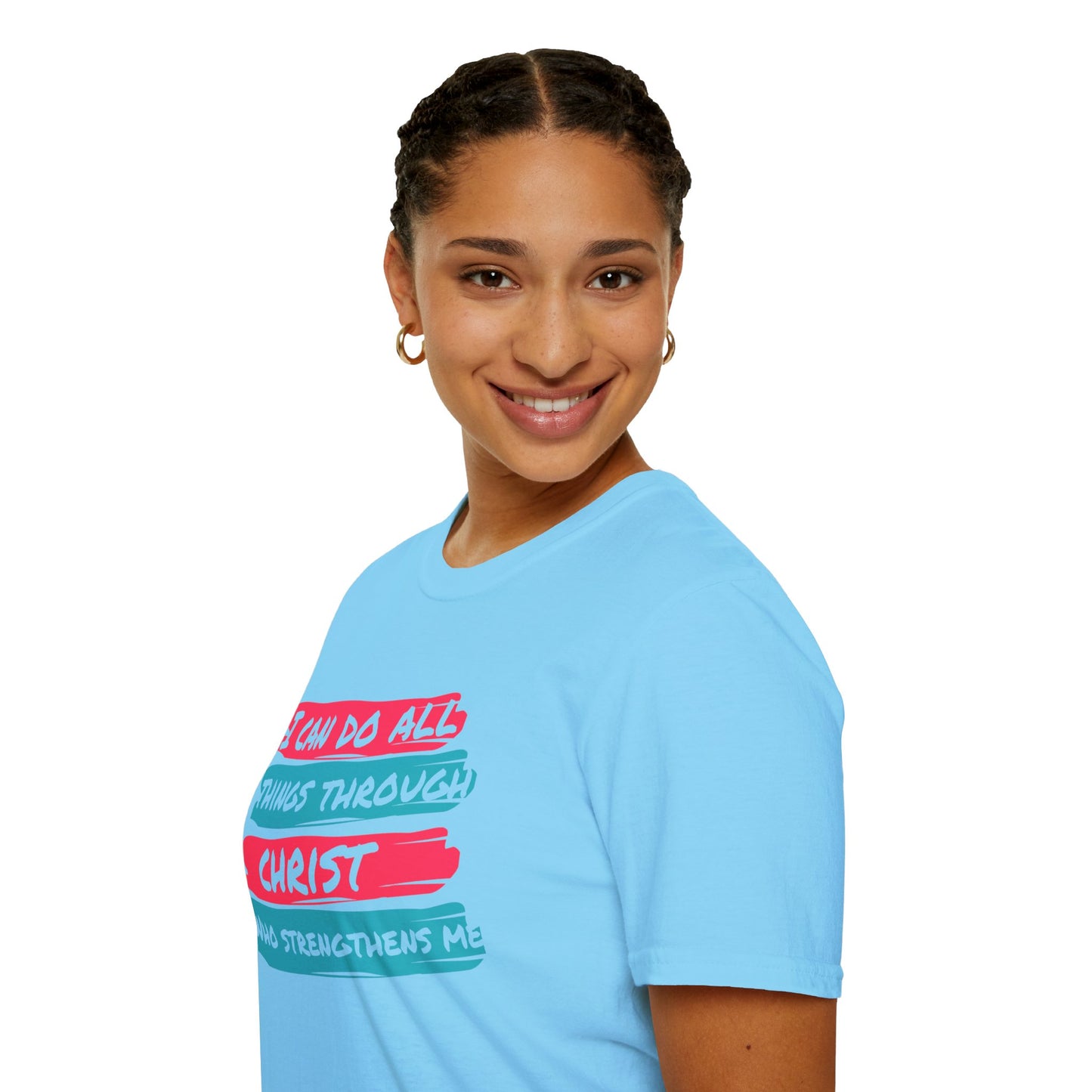 Unisex Softstyle T-Shirt - All things through Christ