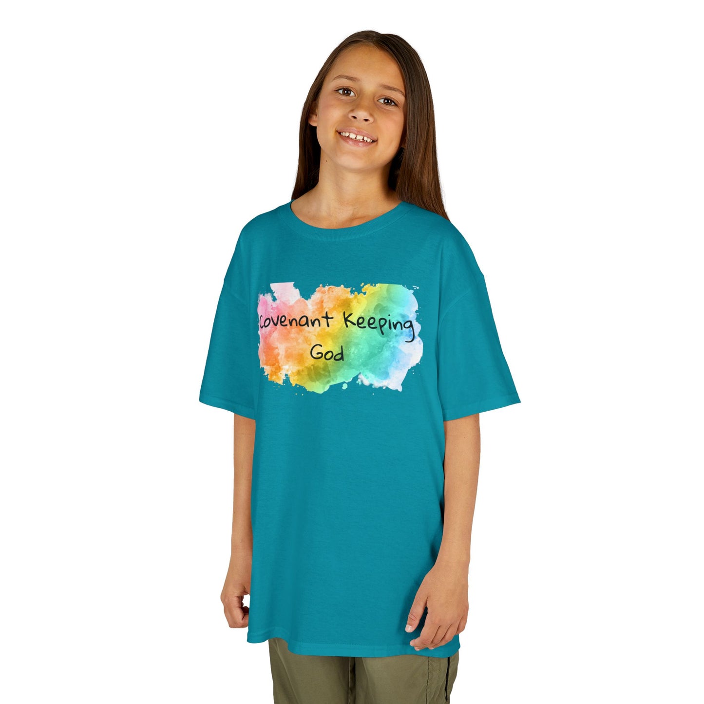 Kids Heavy Cotton™ Tee - Covenant keeping God