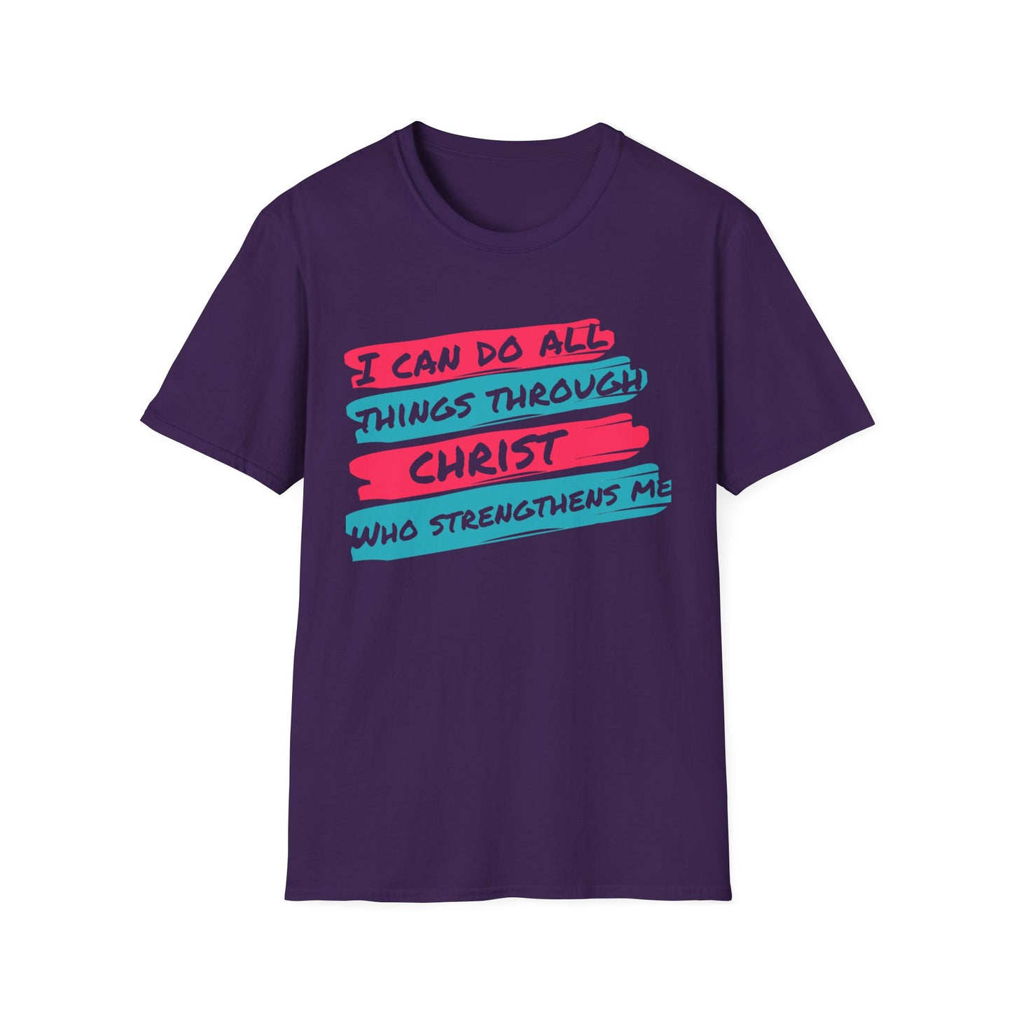 Unisex Softstyle T-Shirt - All things through Christ