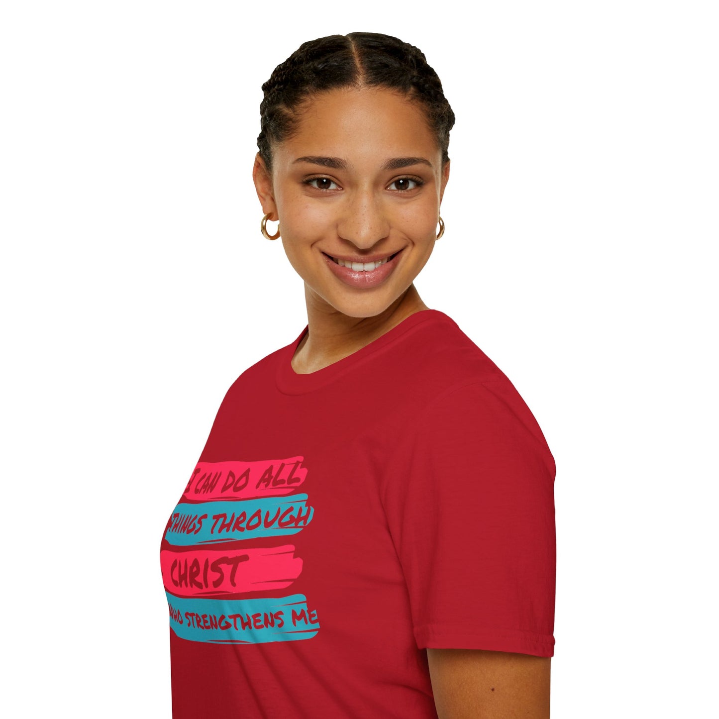 Unisex Softstyle T-Shirt - All things through Christ