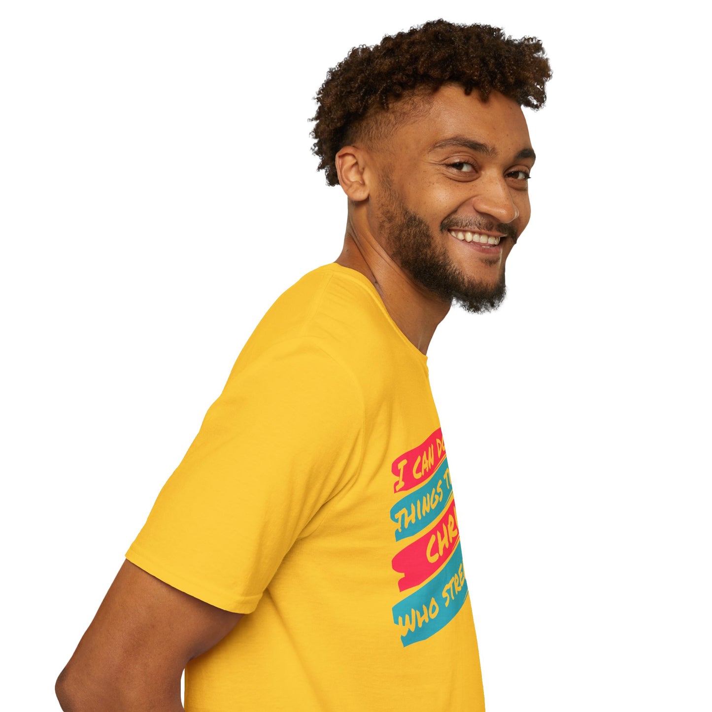 Unisex Softstyle T-Shirt - All things through Christ