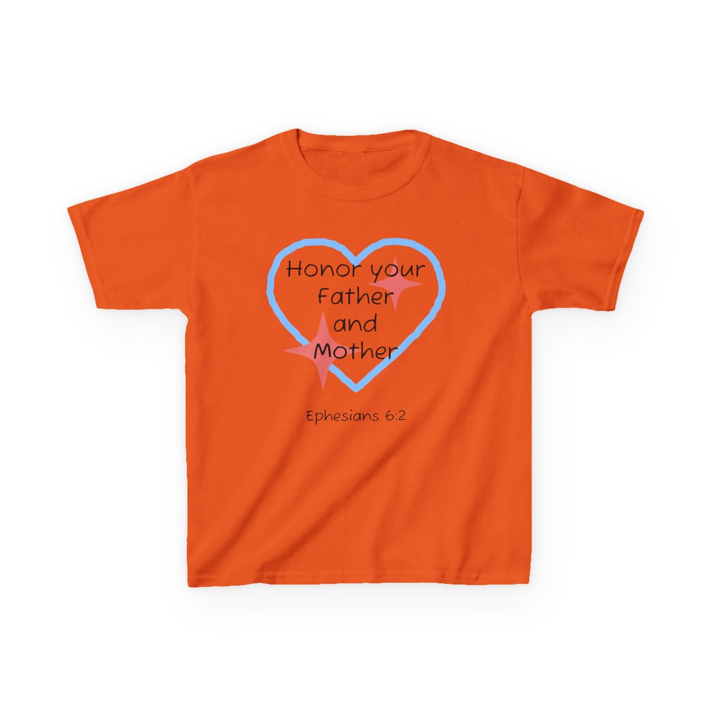 Kids Heavy Cotton™ Tee - Ephesians 6:2