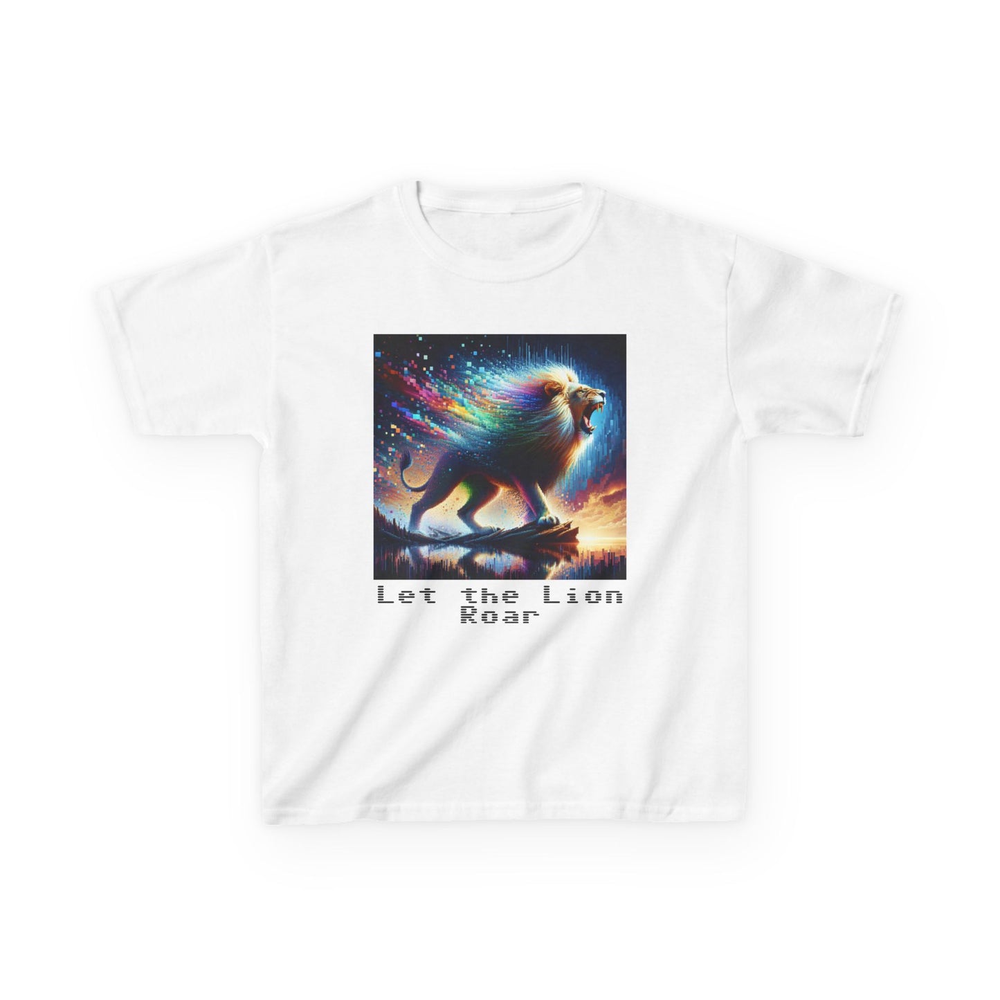 Kids Heavy Cotton™ Tee - Let the lion roar