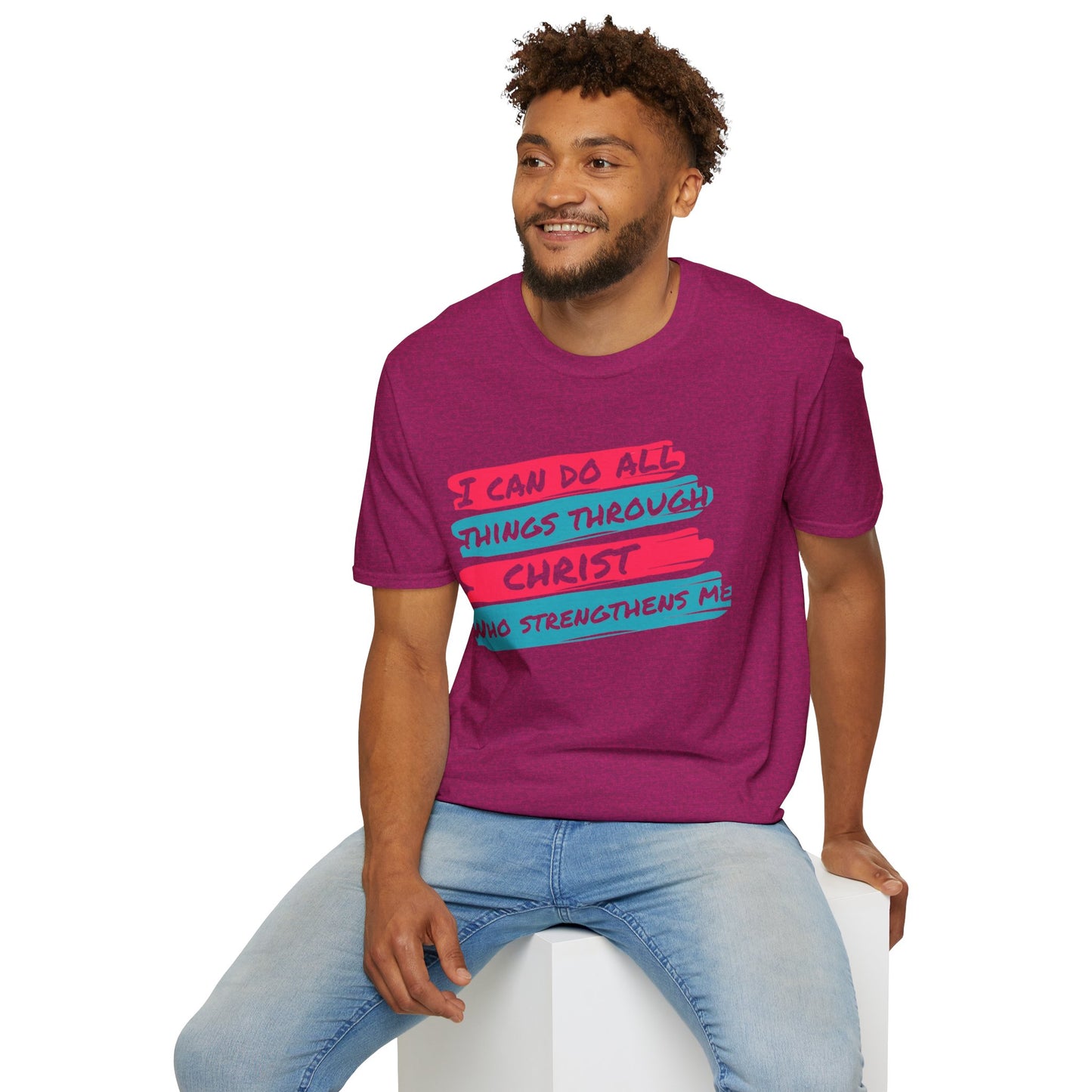 Unisex Softstyle T-Shirt - All things through Christ