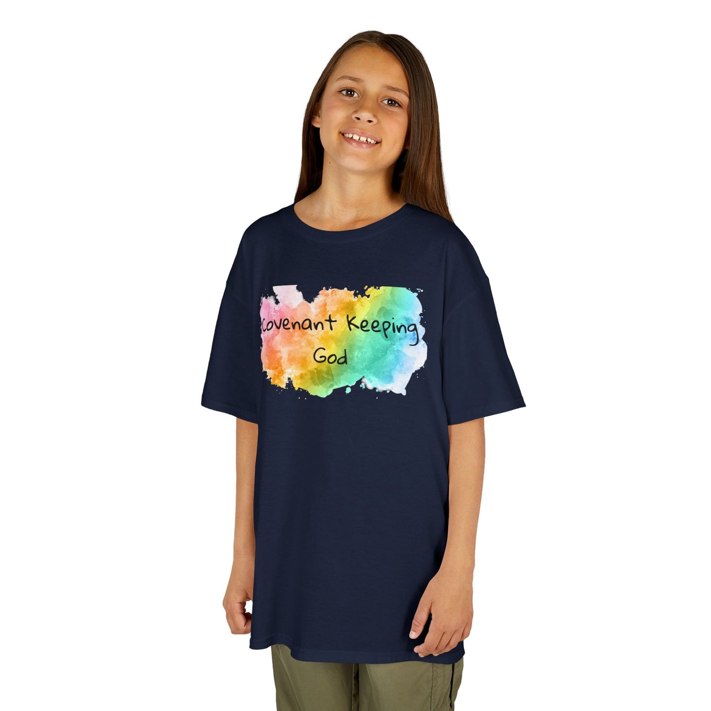 Kids Heavy Cotton™ Tee - Covenant keeping God
