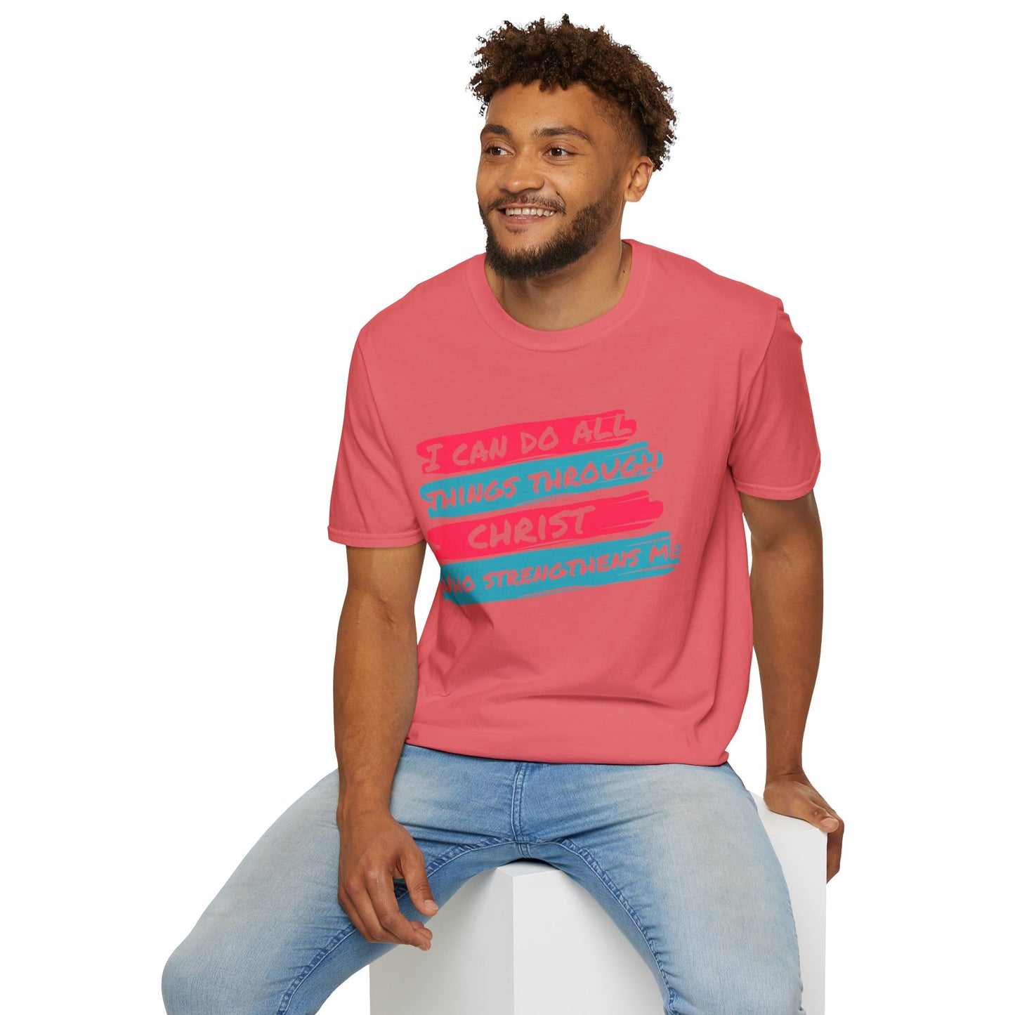 Unisex Softstyle T-Shirt - All things through Christ