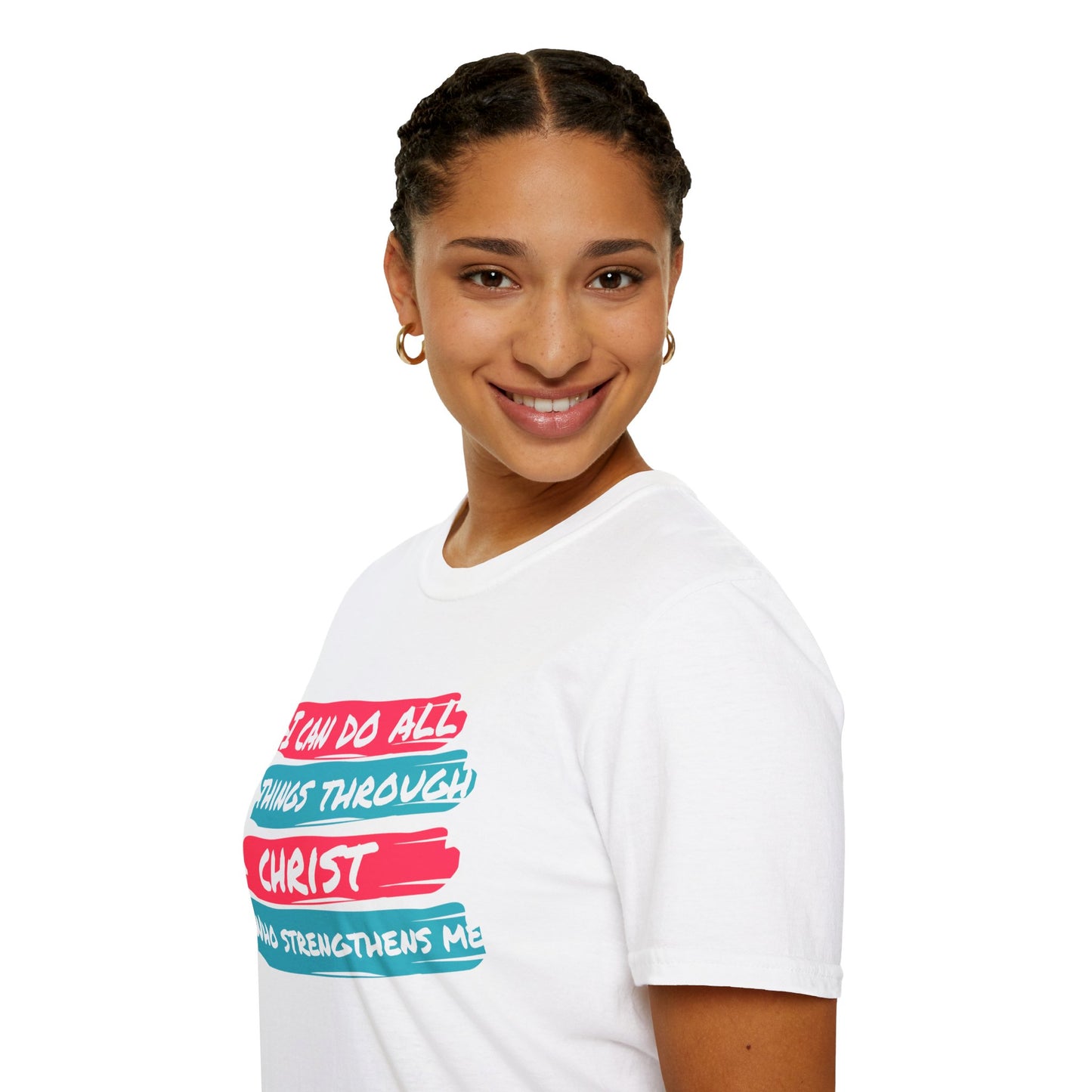 Unisex Softstyle T-Shirt - All things through Christ