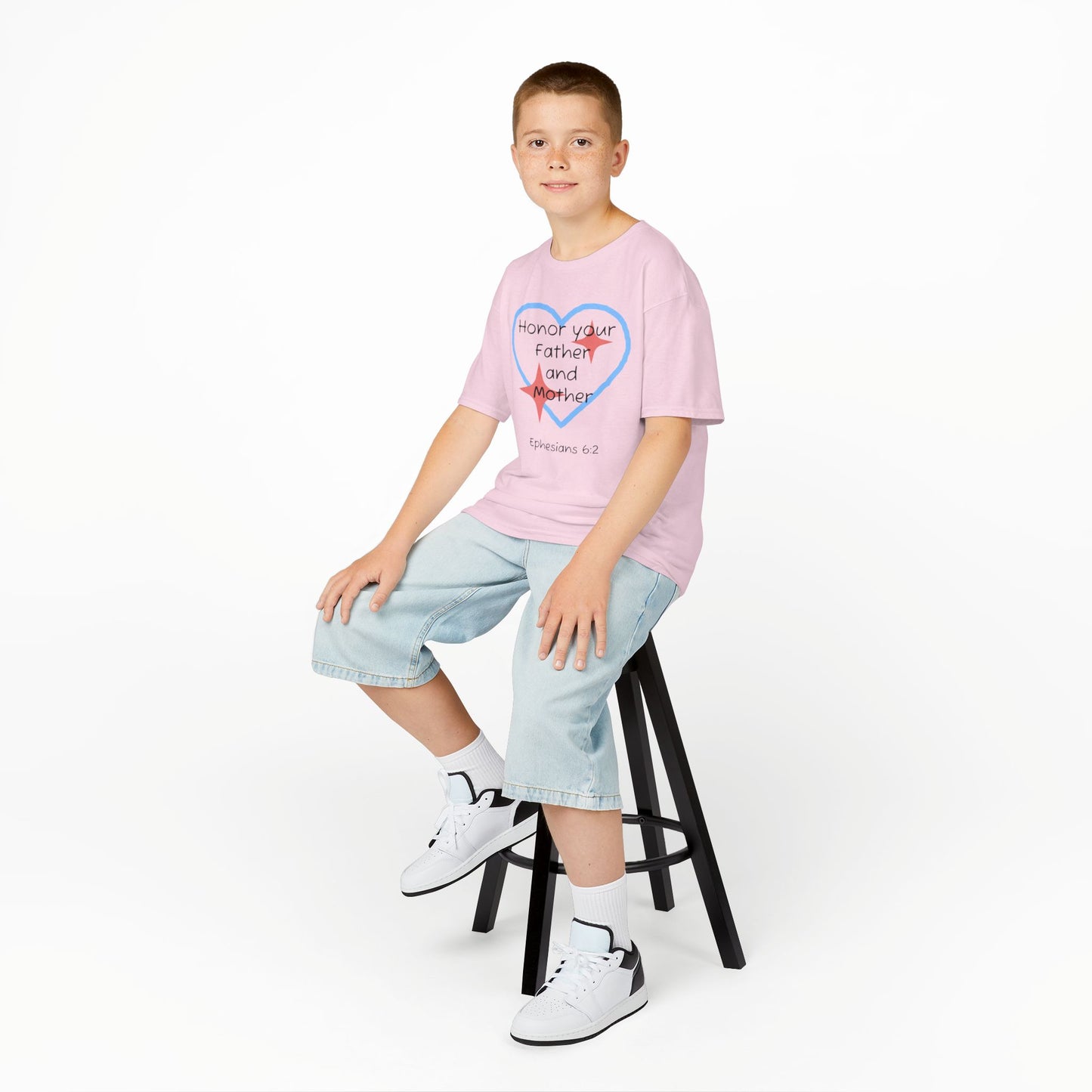 Kids Heavy Cotton™ Tee - Ephesians 6:2