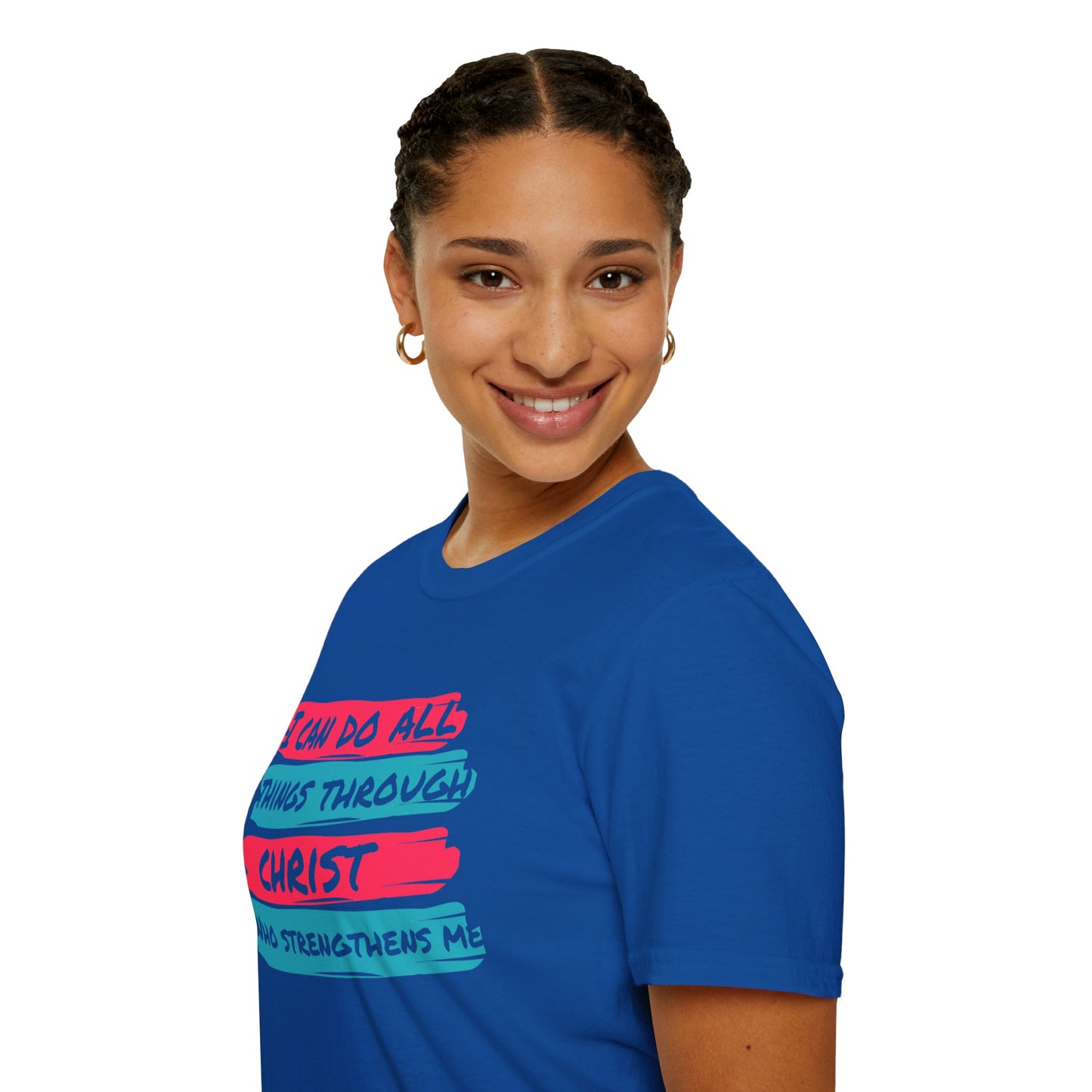 Unisex Softstyle T-Shirt - All things through Christ