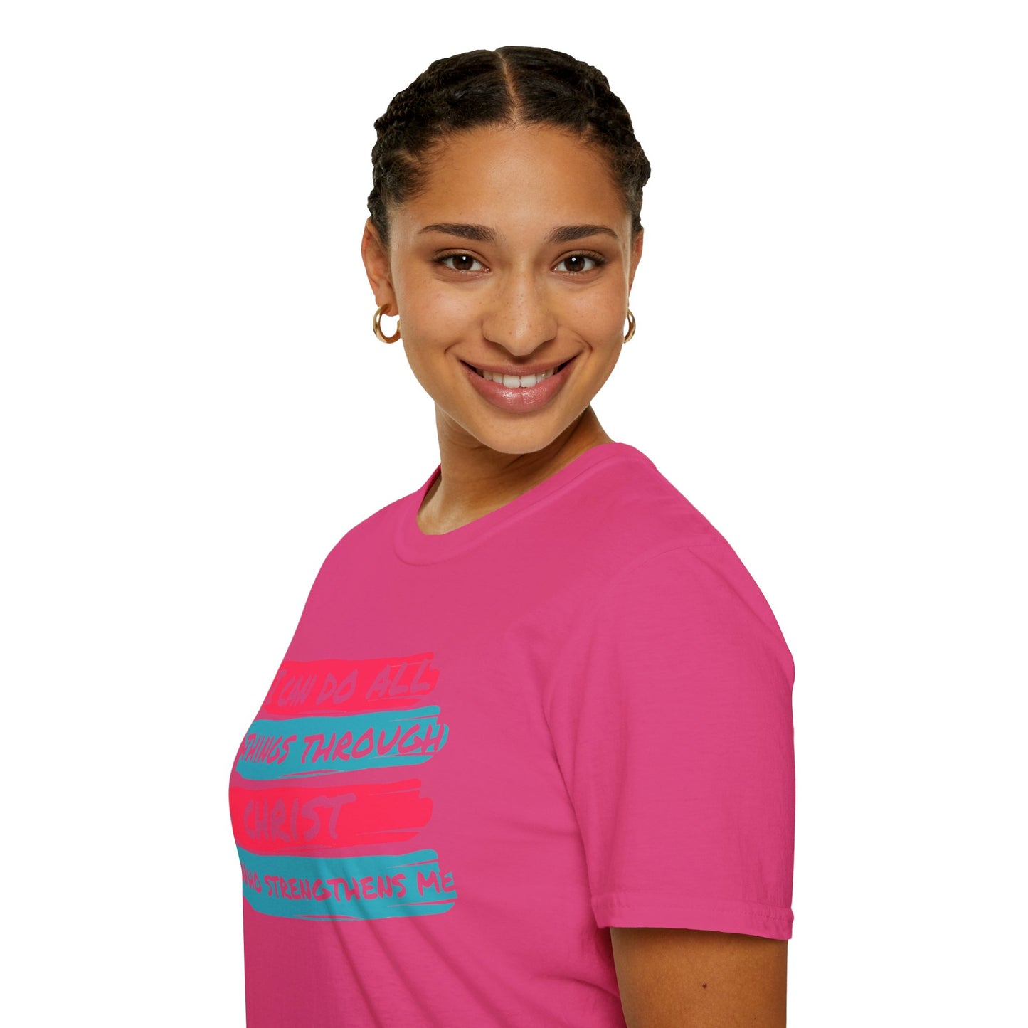 Unisex Softstyle T-Shirt - All things through Christ