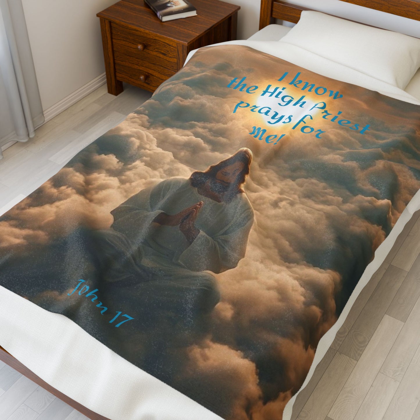 Velveteen Plush Blanket - John 17