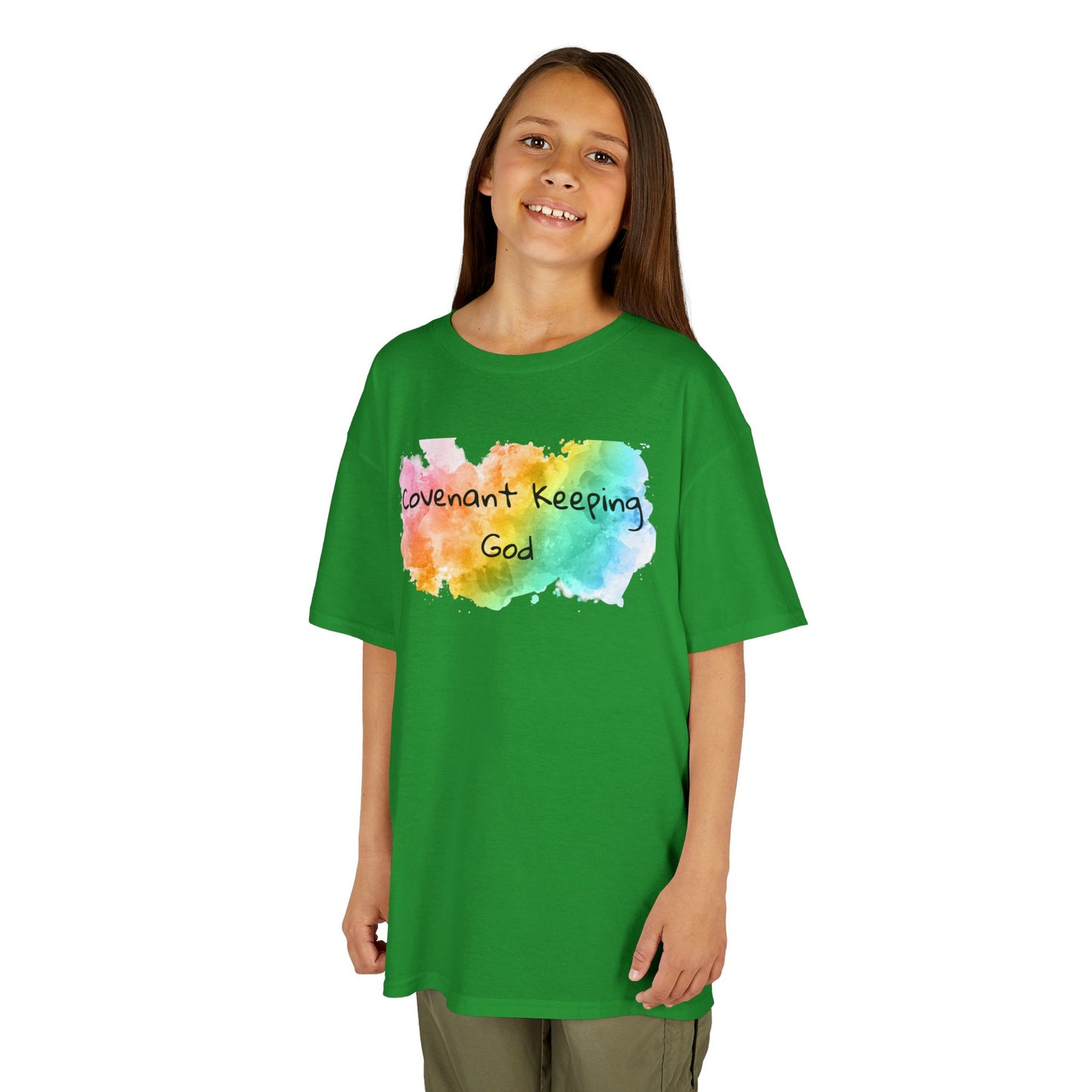 Kids Heavy Cotton™ Tee - Covenant keeping God
