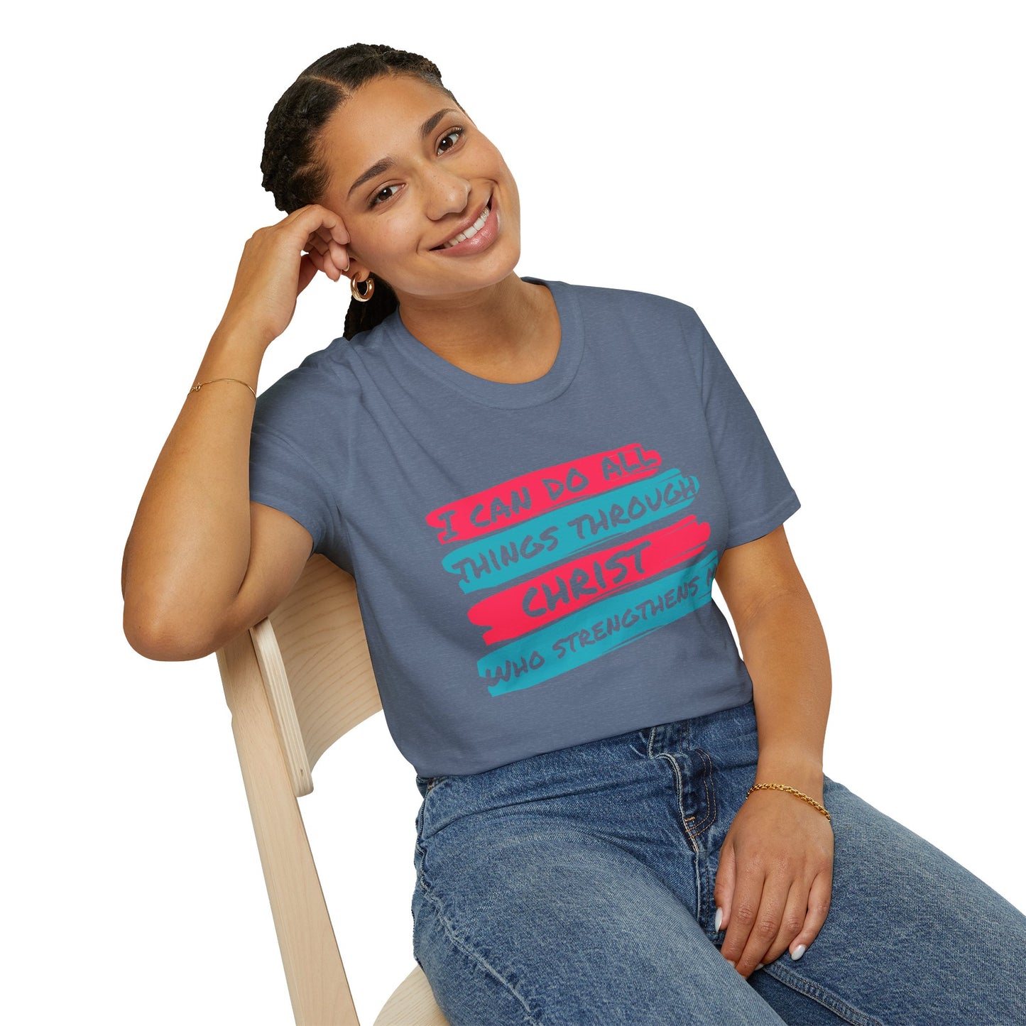 Unisex Softstyle T-Shirt - All things through Christ