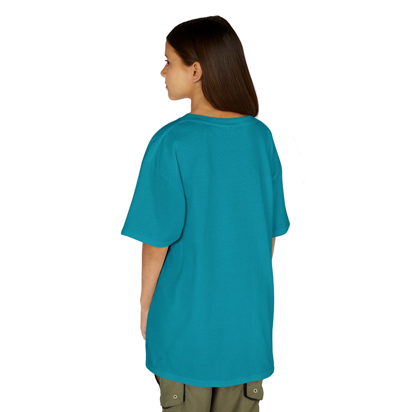 Kids Heavy Cotton™ Tee - On fire for God