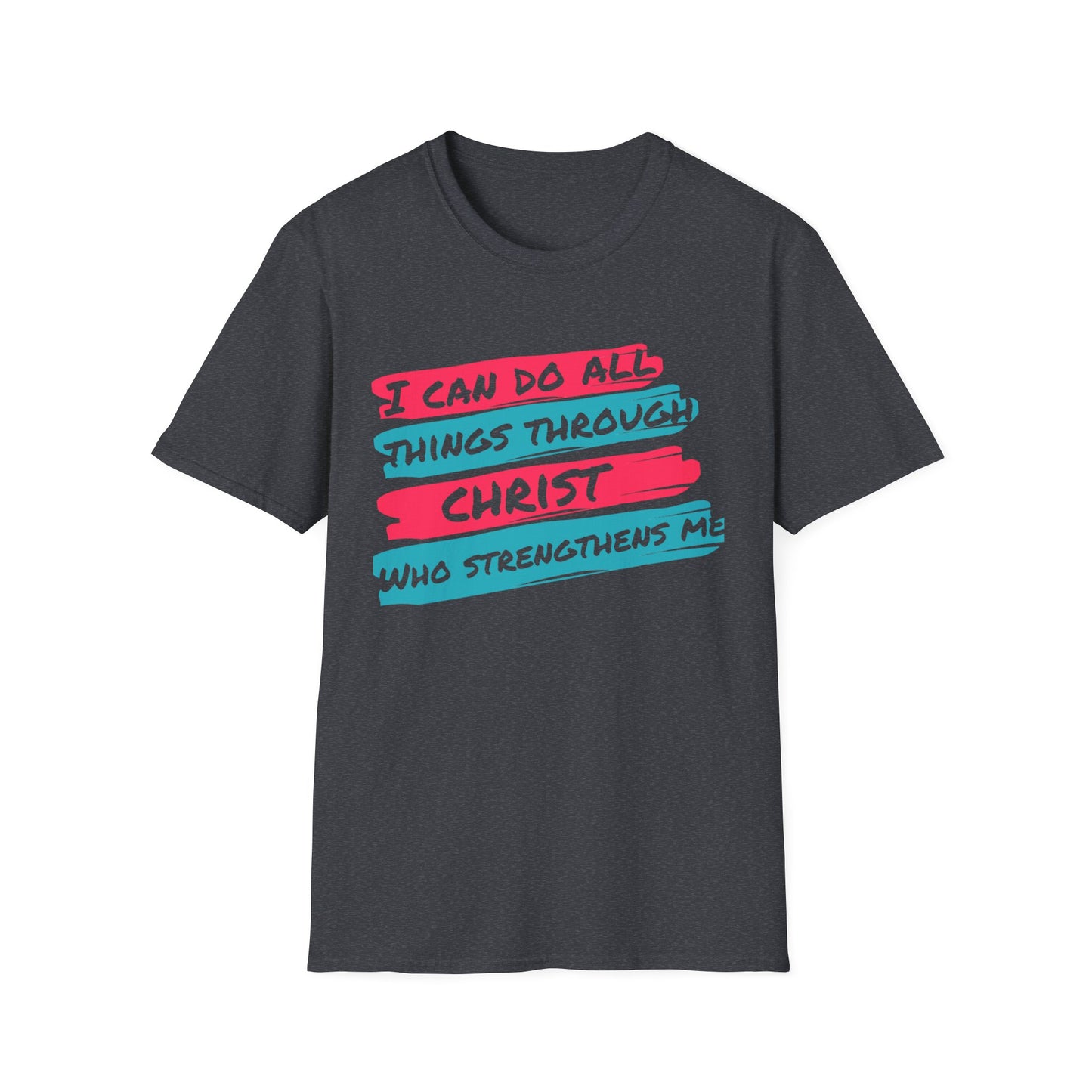 Unisex Softstyle T-Shirt - All things through Christ