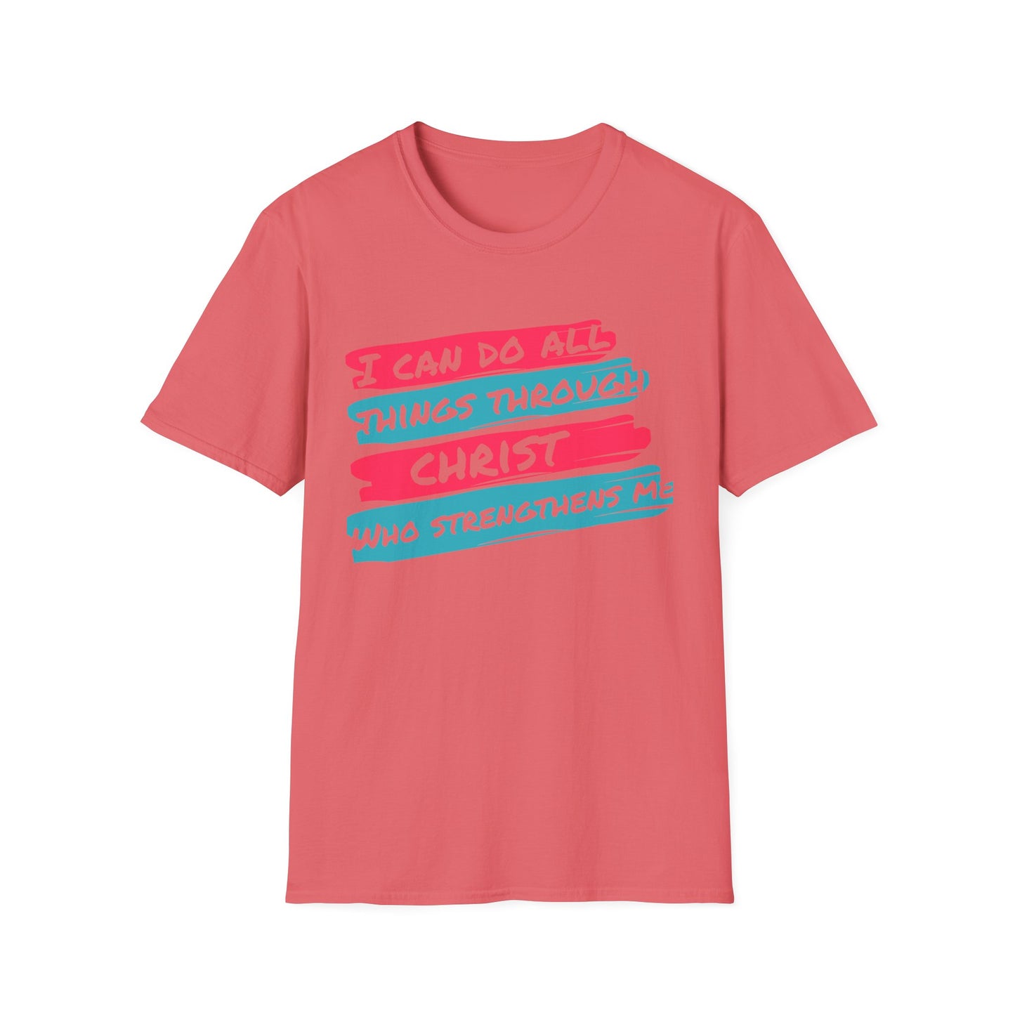 Unisex Softstyle T-Shirt - All things through Christ