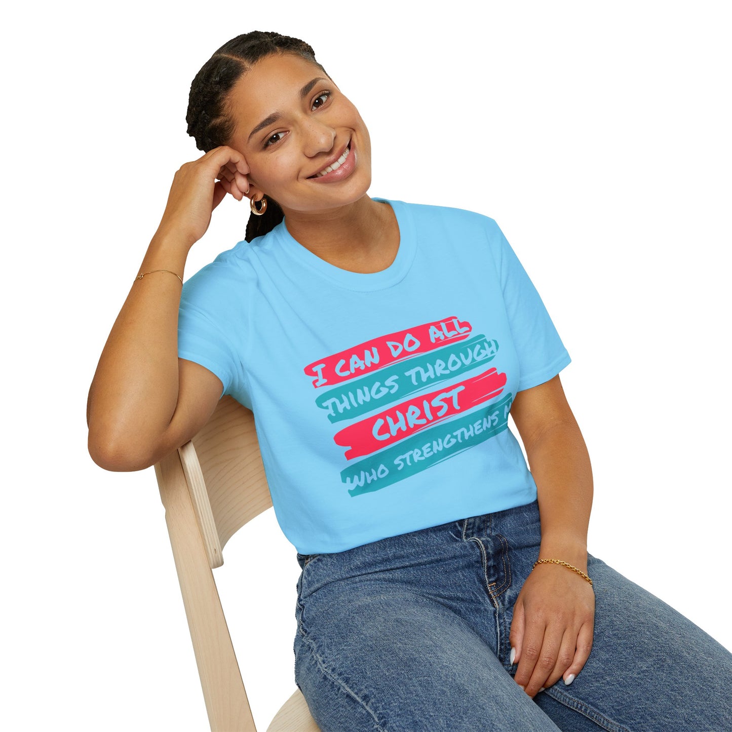 Unisex Softstyle T-Shirt - All things through Christ