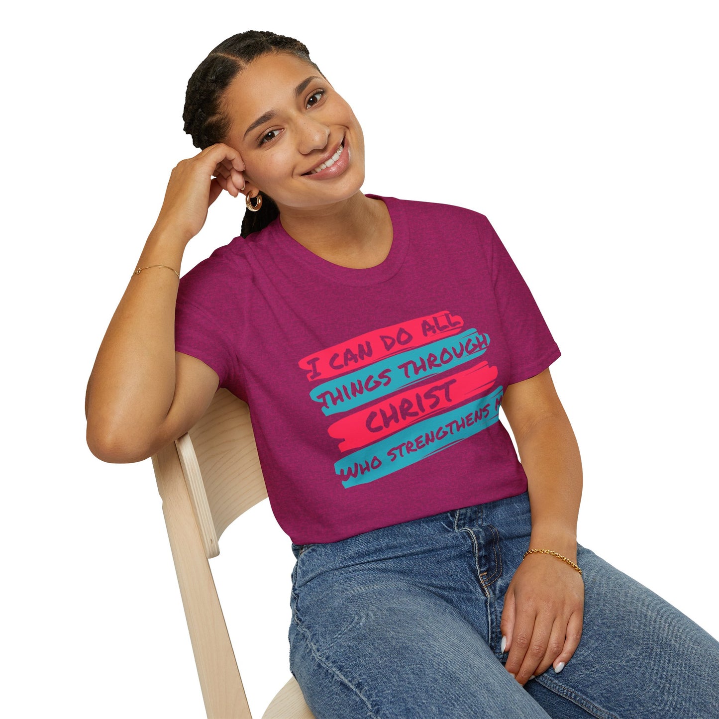 Unisex Softstyle T-Shirt - All things through Christ