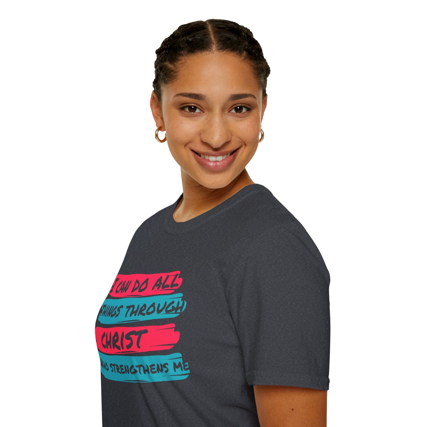 Unisex Softstyle T-Shirt - All things through Christ