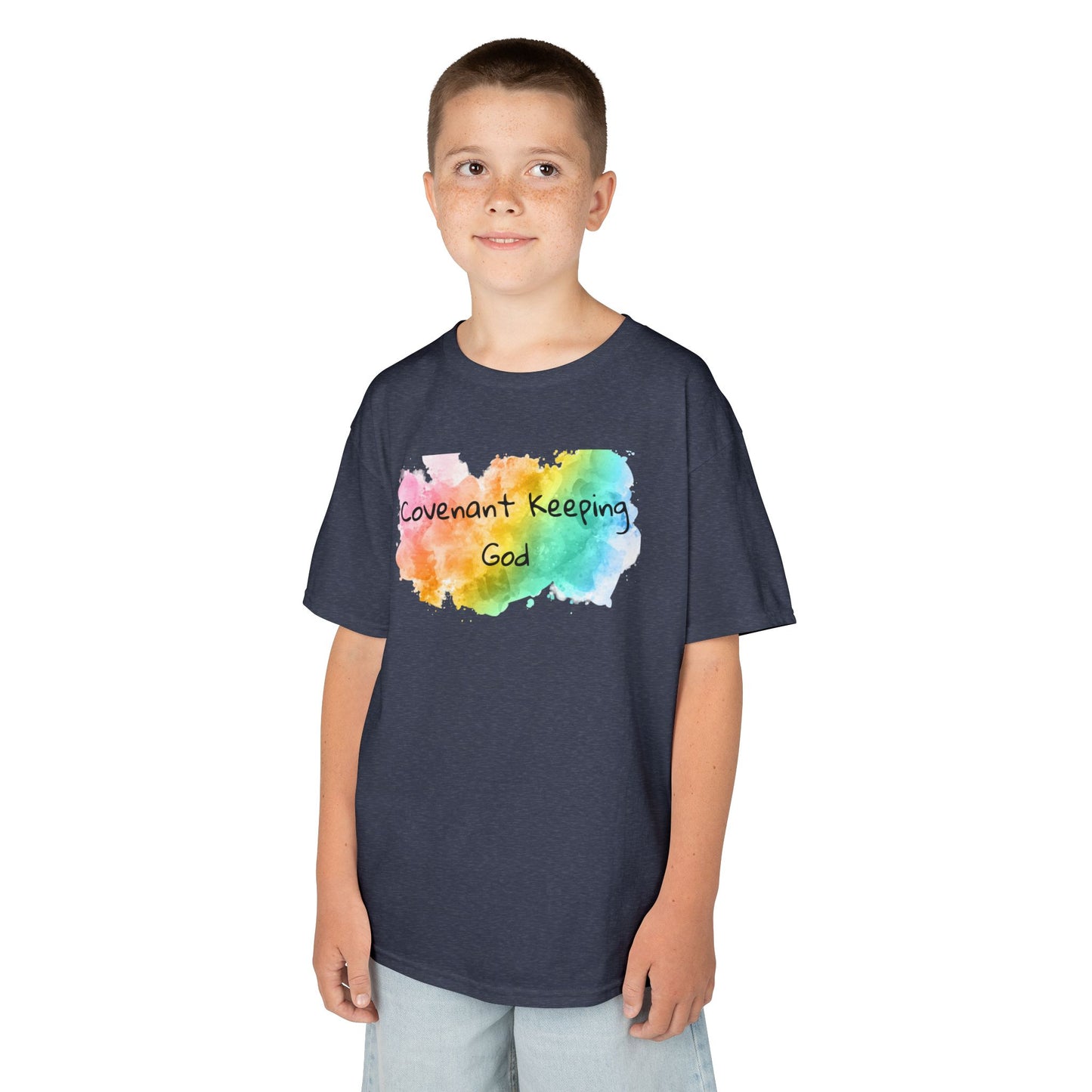 Kids Heavy Cotton™ Tee - Covenant keeping God