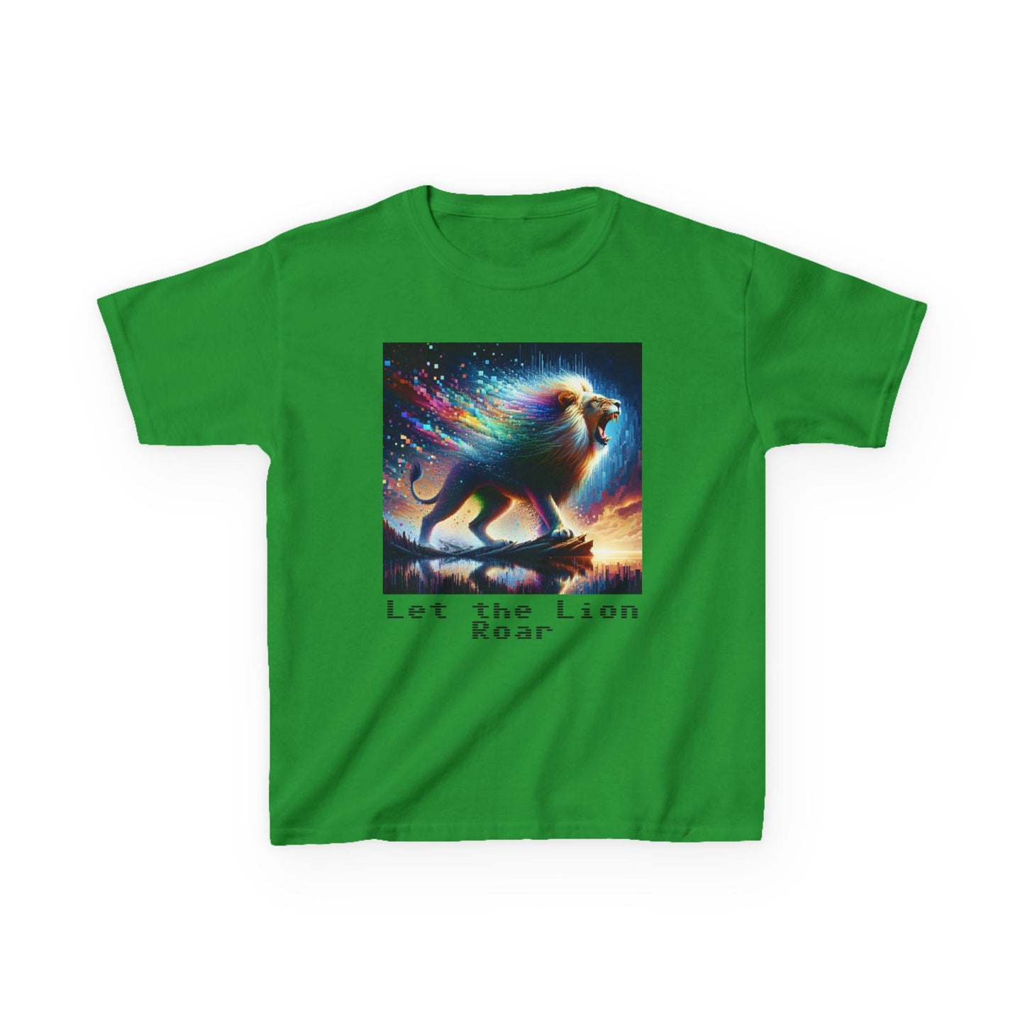 Kids Heavy Cotton™ Tee - Let the lion roar